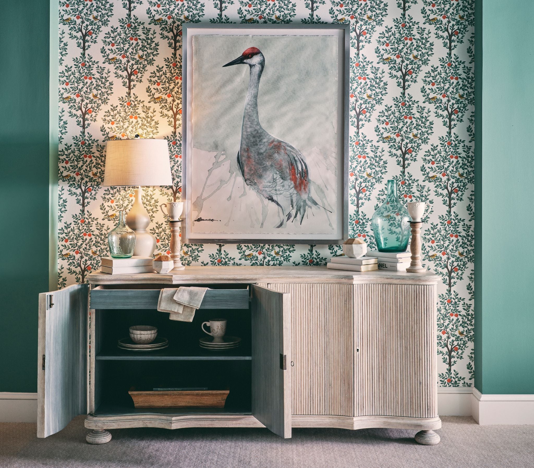 Jonathan Charles Belleville Buffet — Washed Acacia