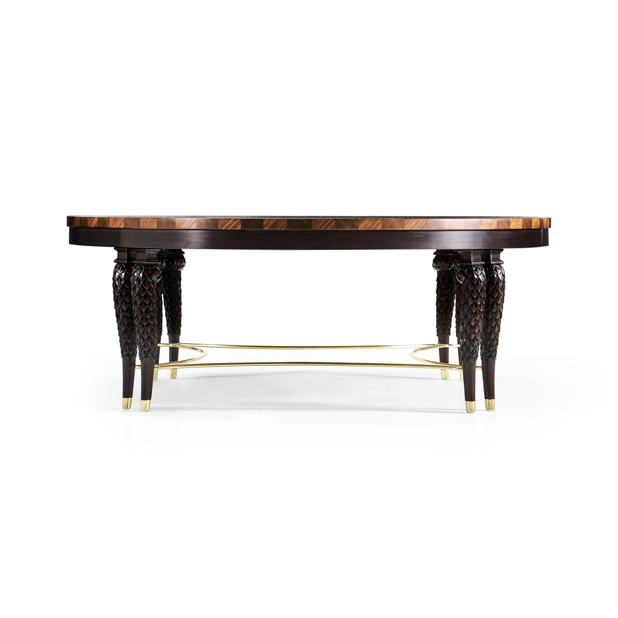 Jonathan Charles Feather Inlay Coffee Table