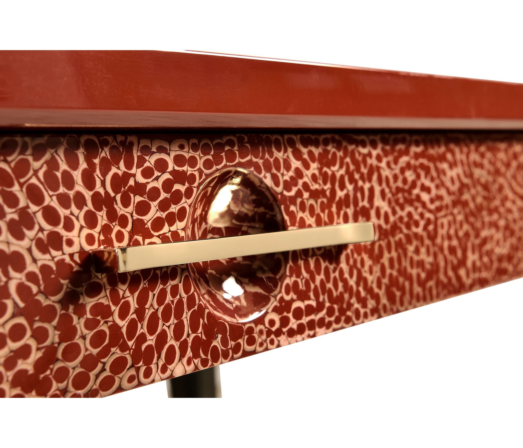 Jonathan Charles Red Emperor Desk