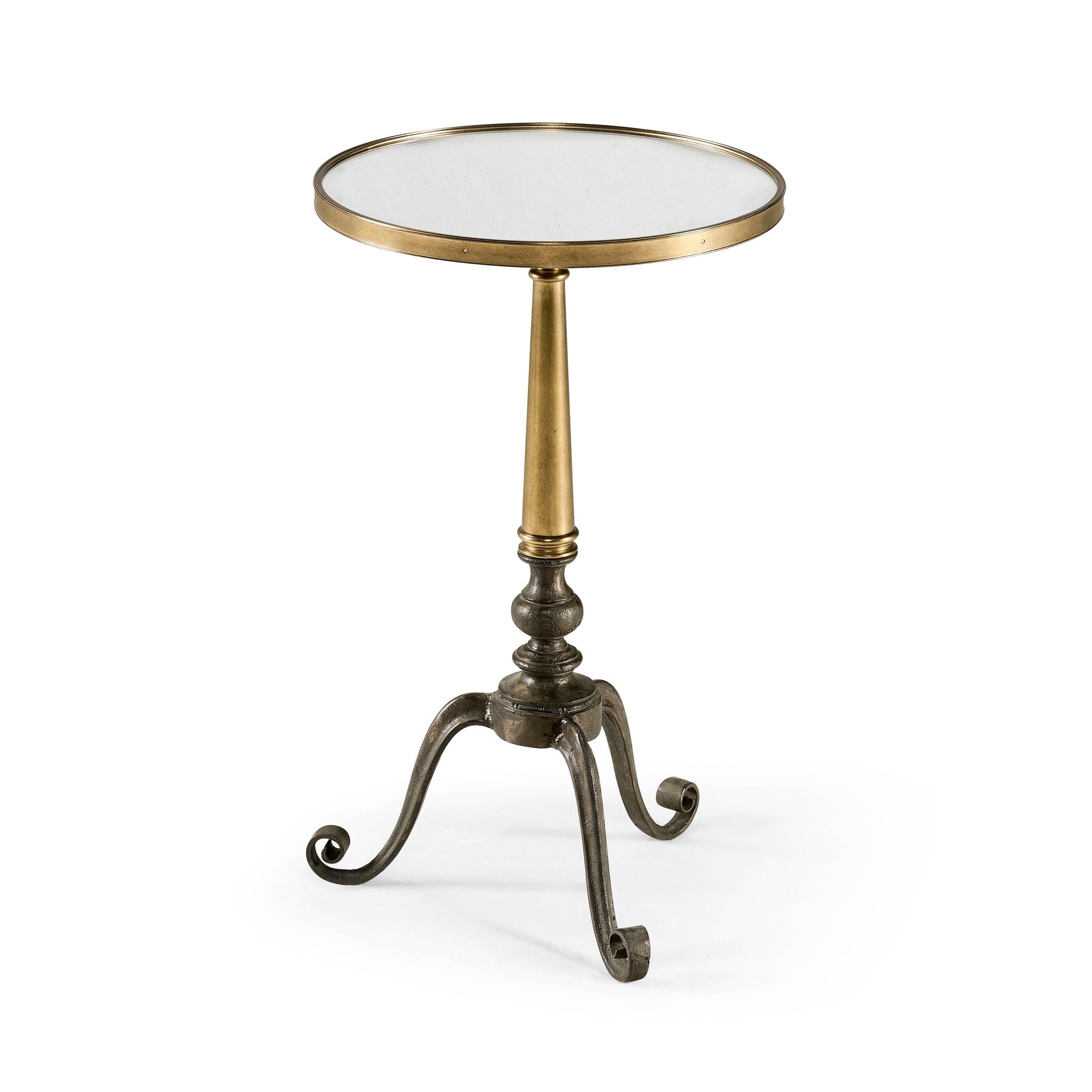 Jonathan Charles Anitque Brass End Table