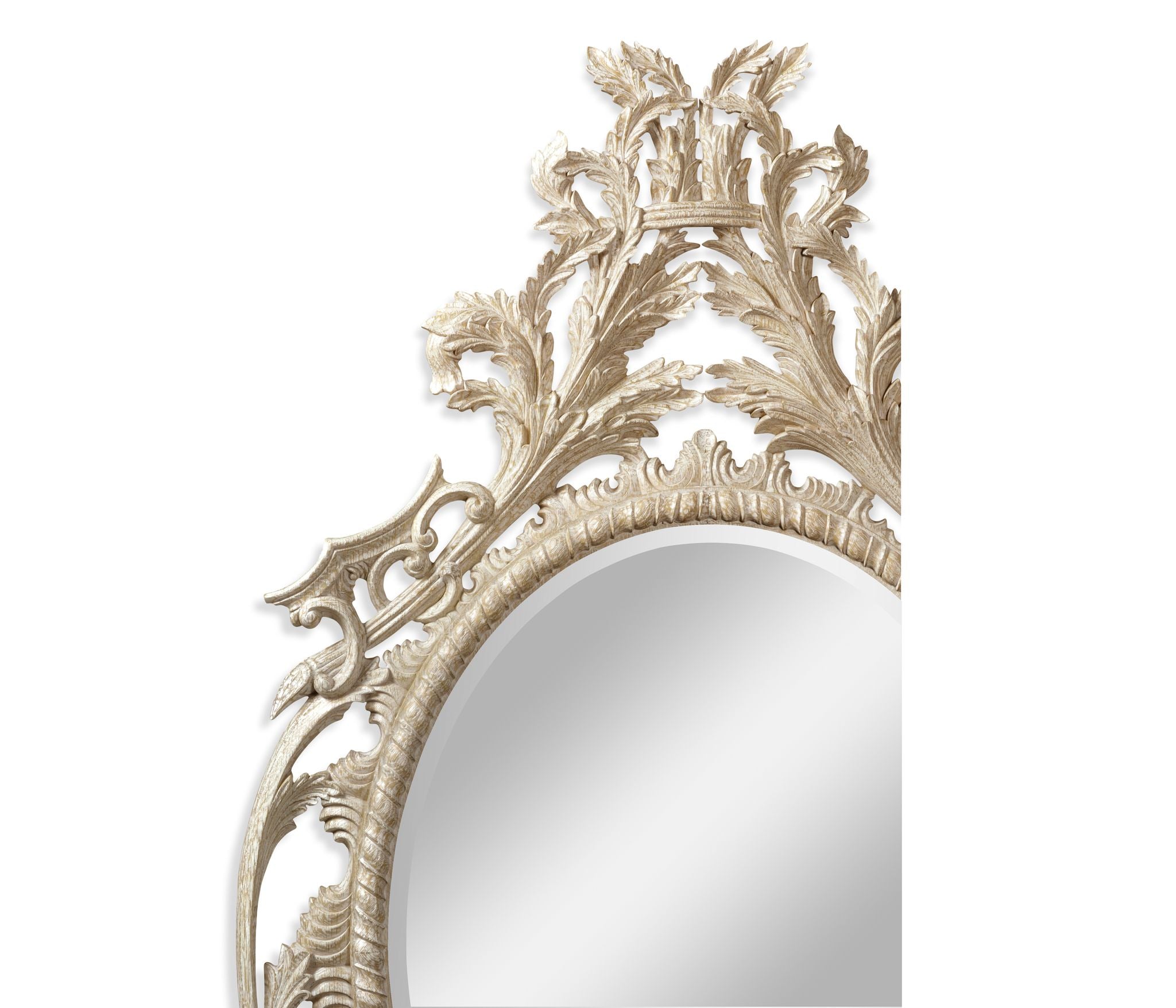 Jonathan Charles Leicester Venetian White Oak Mirror