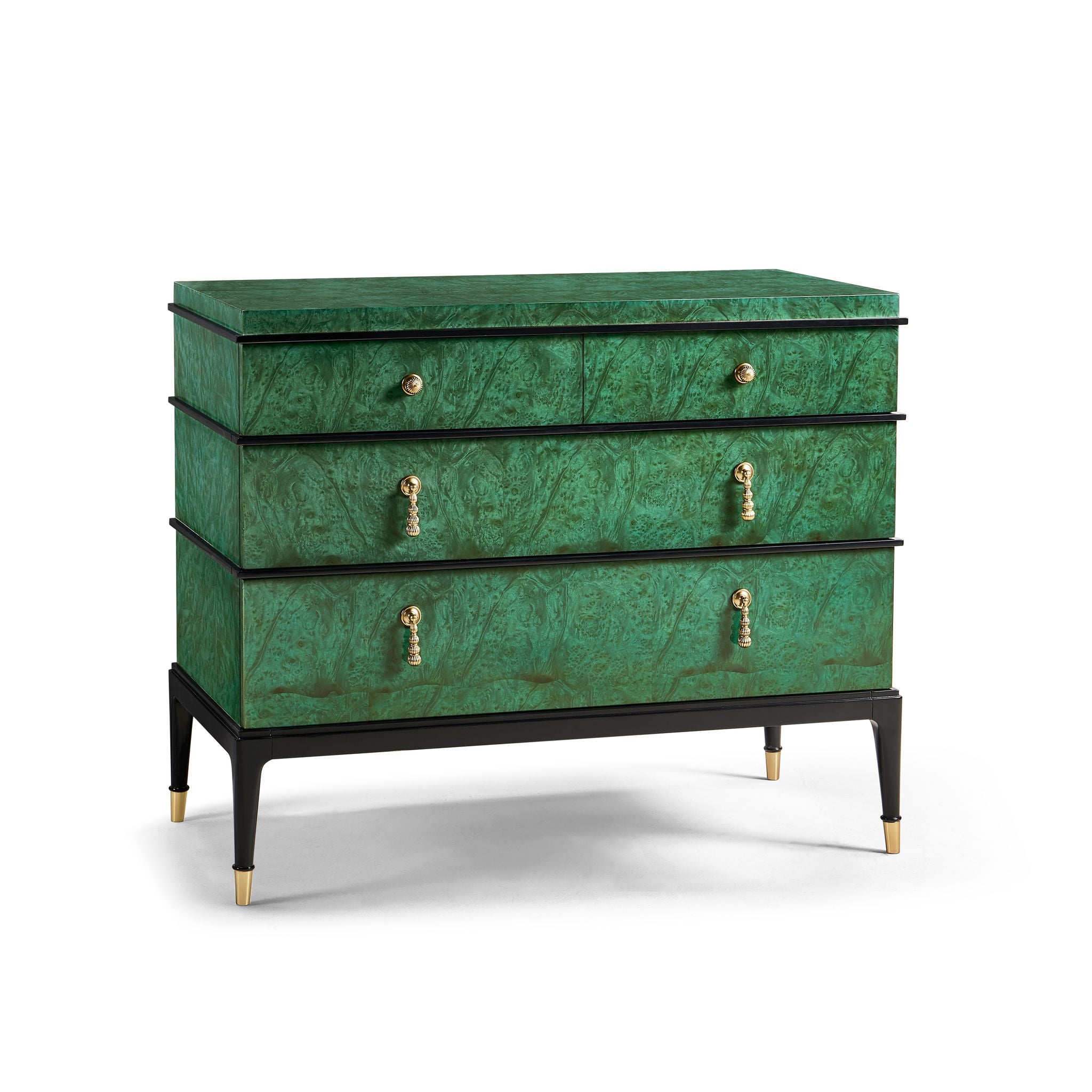 Jonathan Charles Jacques Bachelors Chest - Emerald