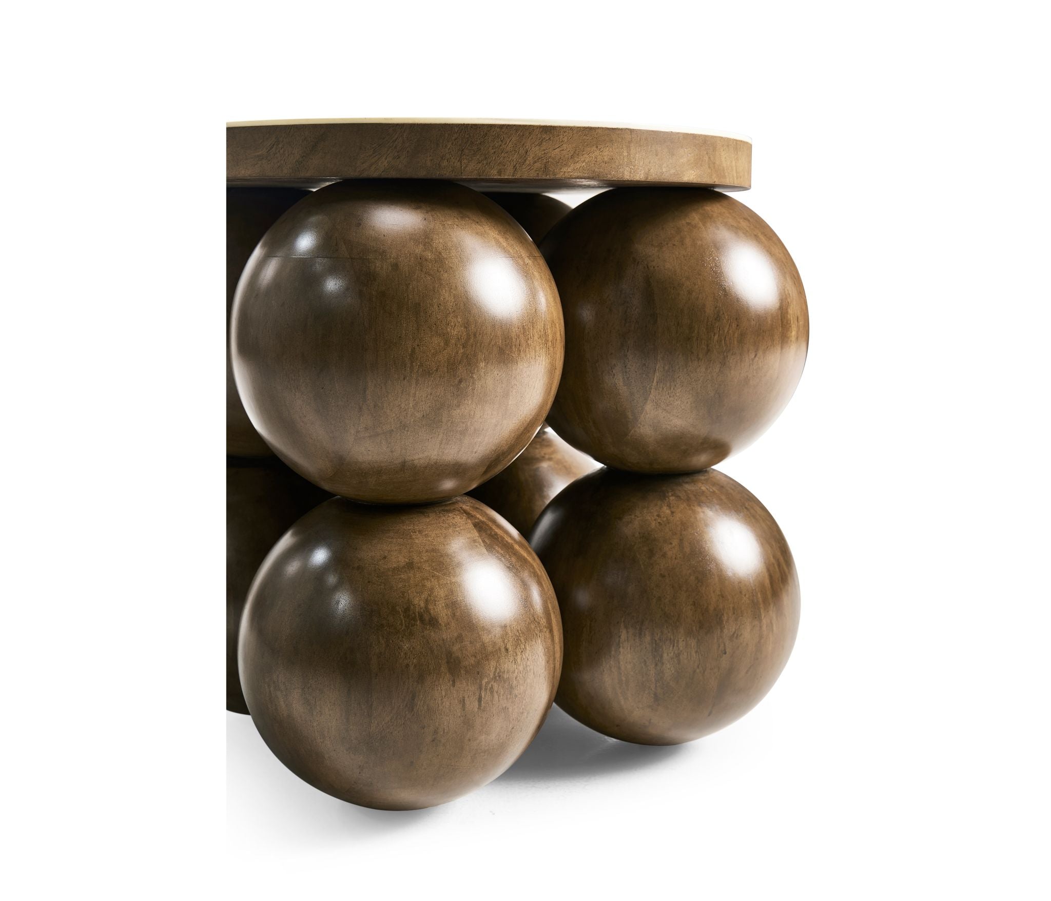 Jonathan Charles Orb Round Accent Table