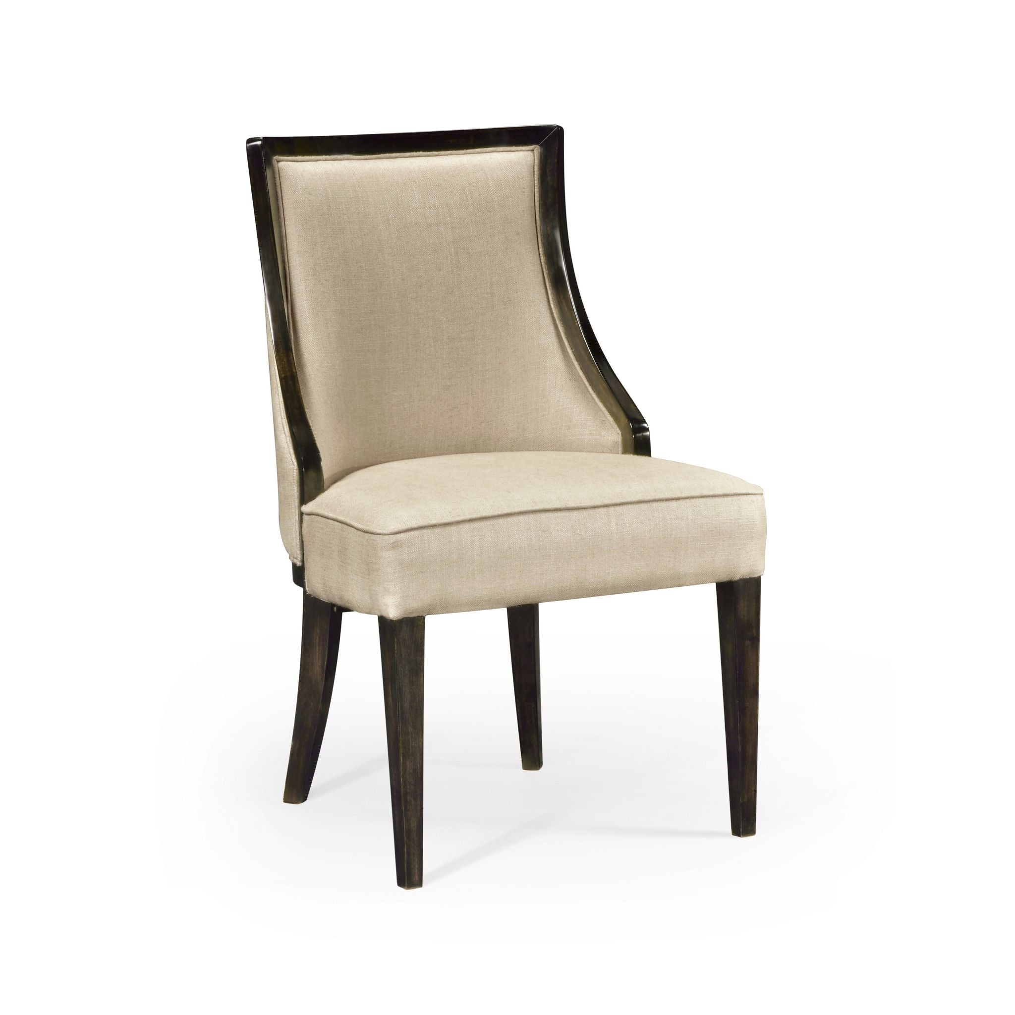 Jonathan Charles Smoked Grey Eucalyptus Sidechair, F001