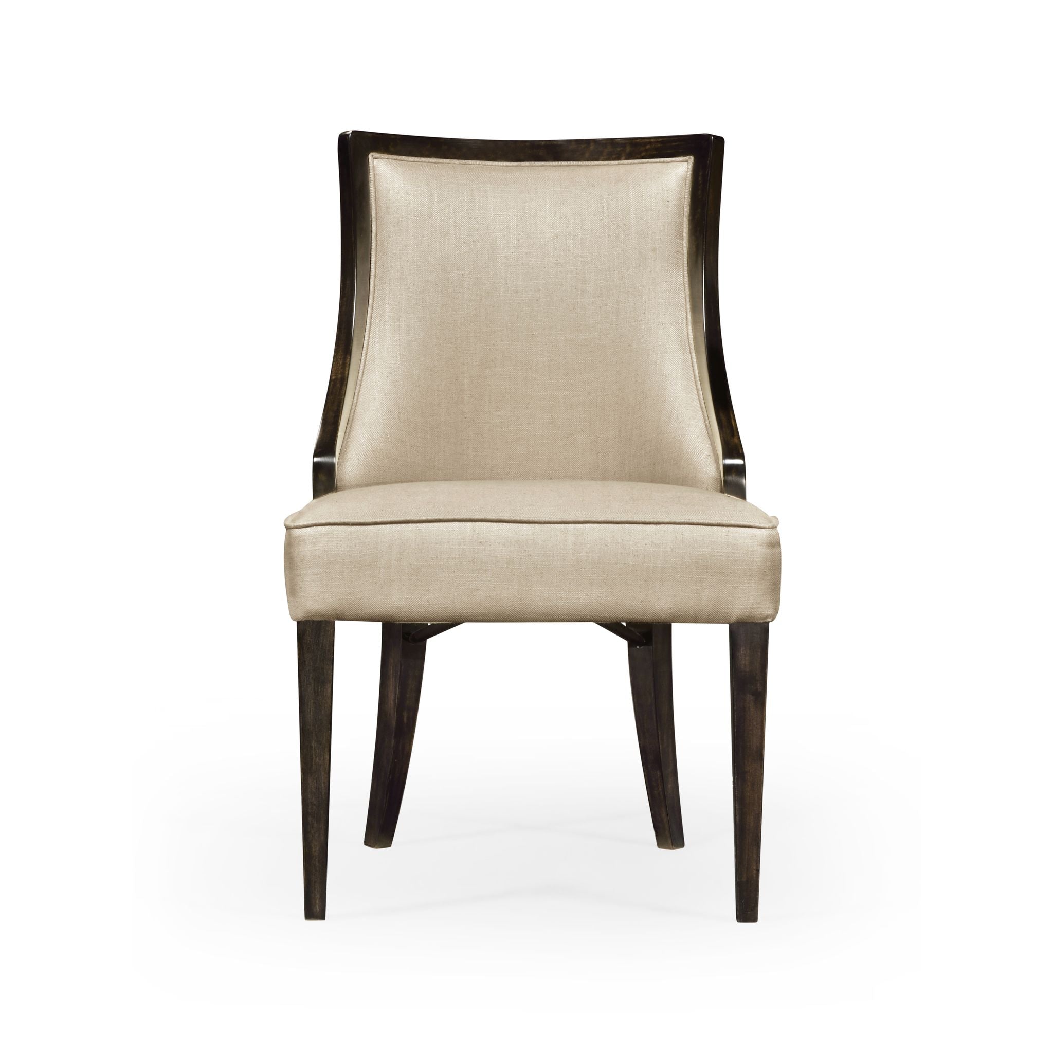 Jonathan Charles Smoked Grey Eucalyptus Sidechair, F001