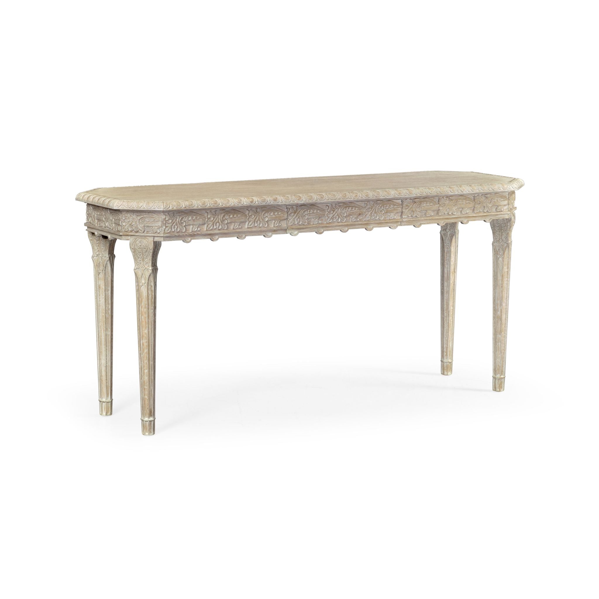 Jonathan Charles Bellefontaine White Oak Console Table