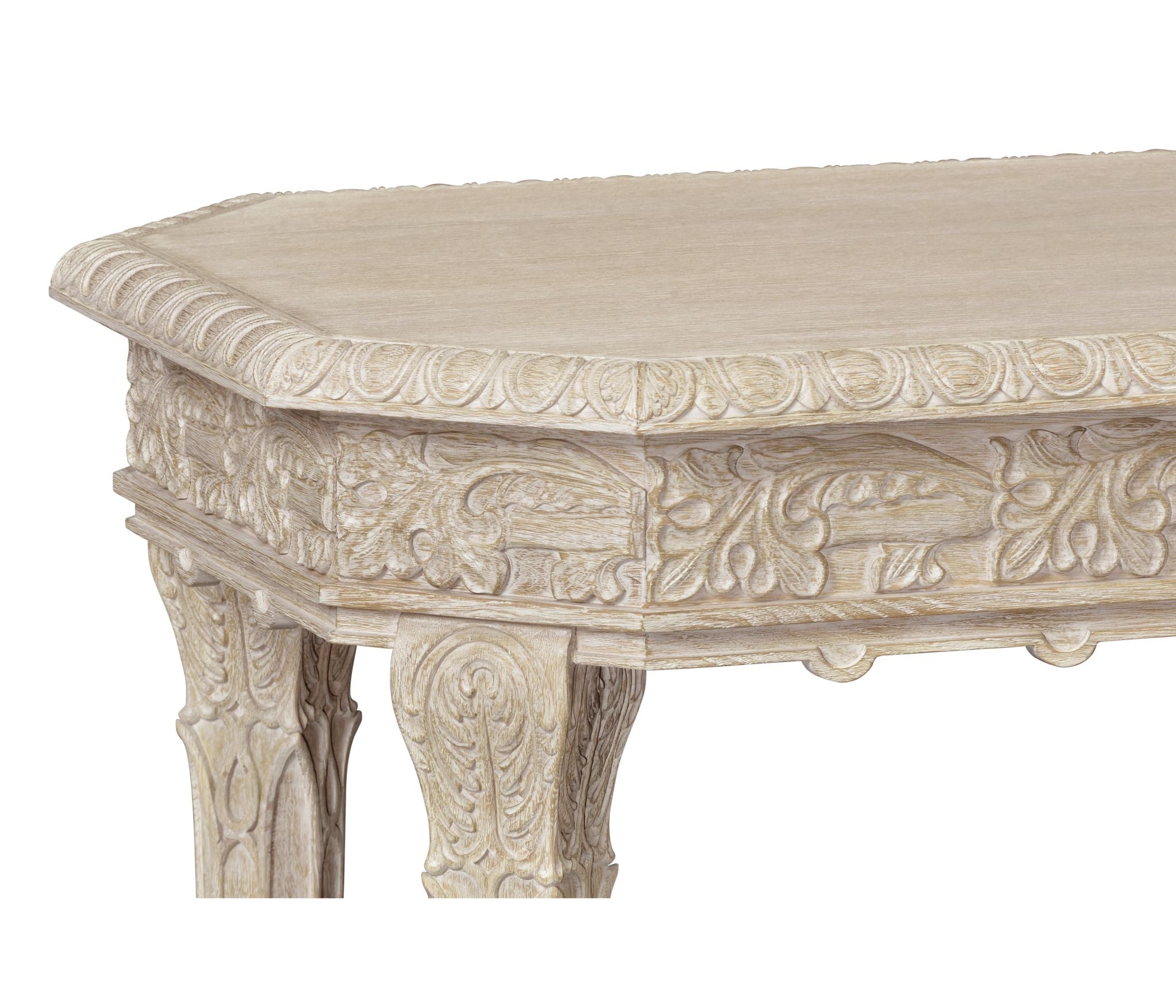 Jonathan Charles Bellefontaine White Oak Console Table