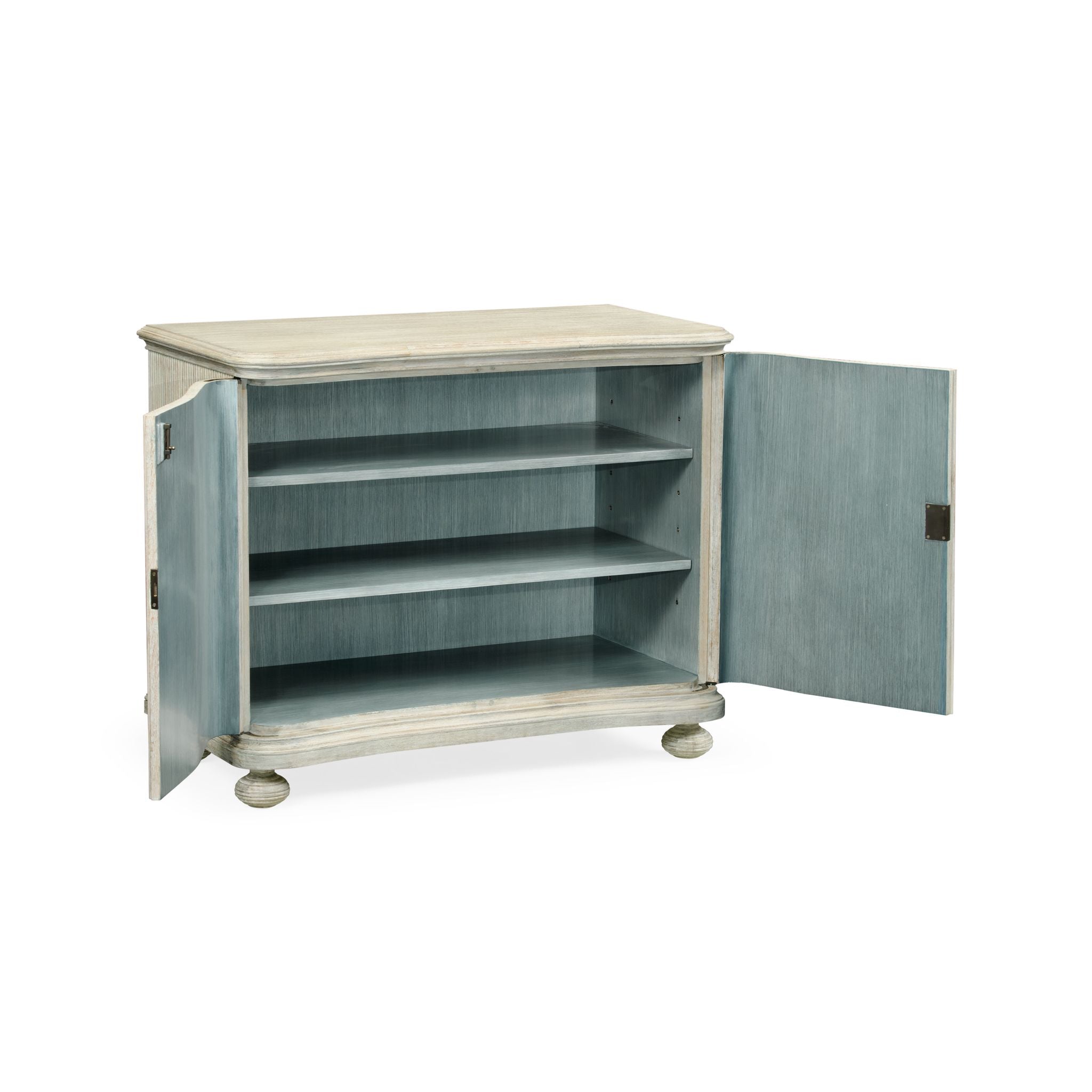 Jonathan Charles Belleville Washed Acacia Storage Cabinet