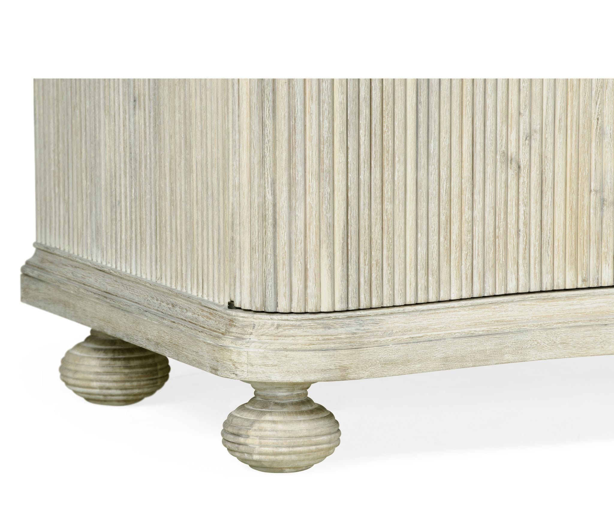 Jonathan Charles Belleville Washed Acacia Storage Cabinet