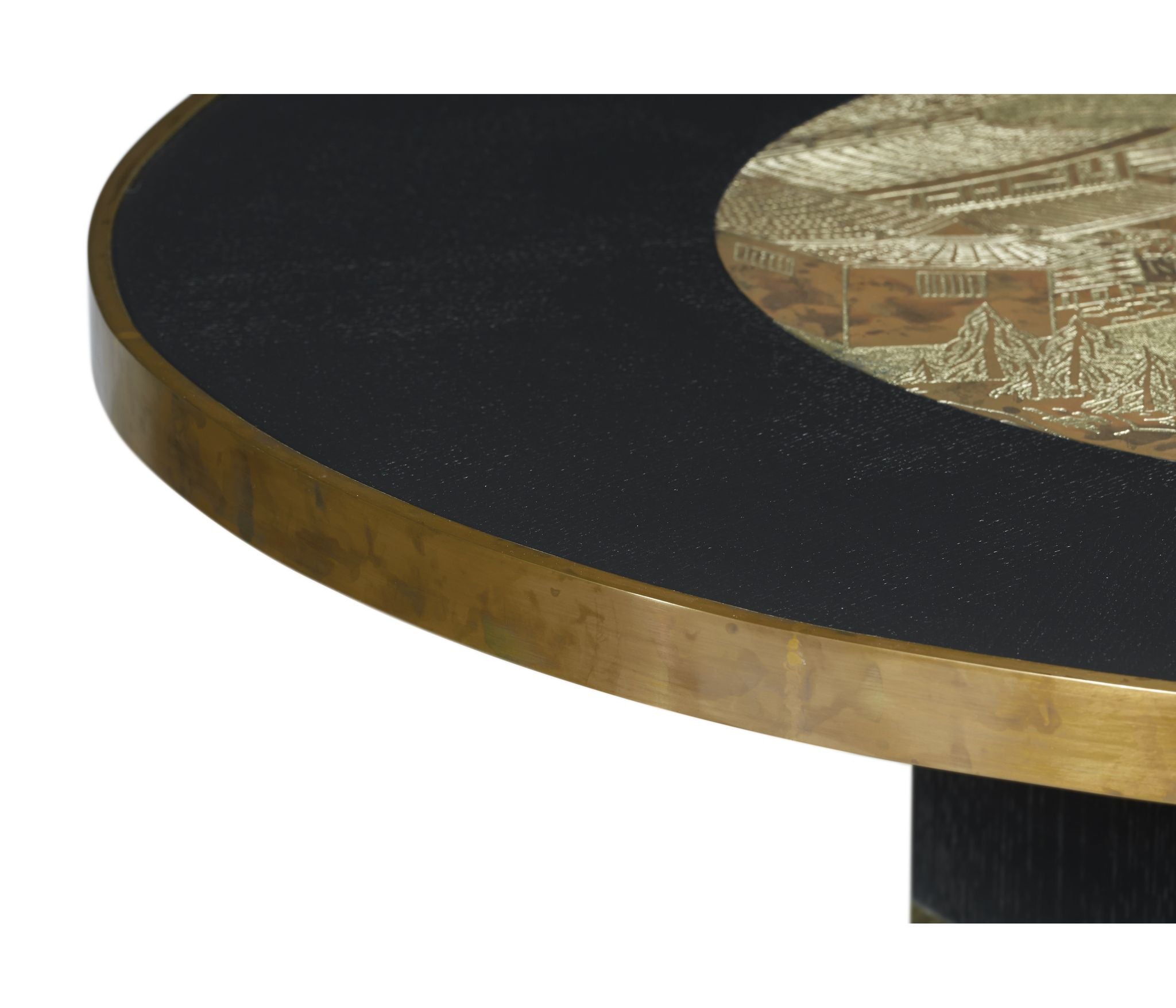 Jonathan Charles Fusion Chinoiseries Center Table