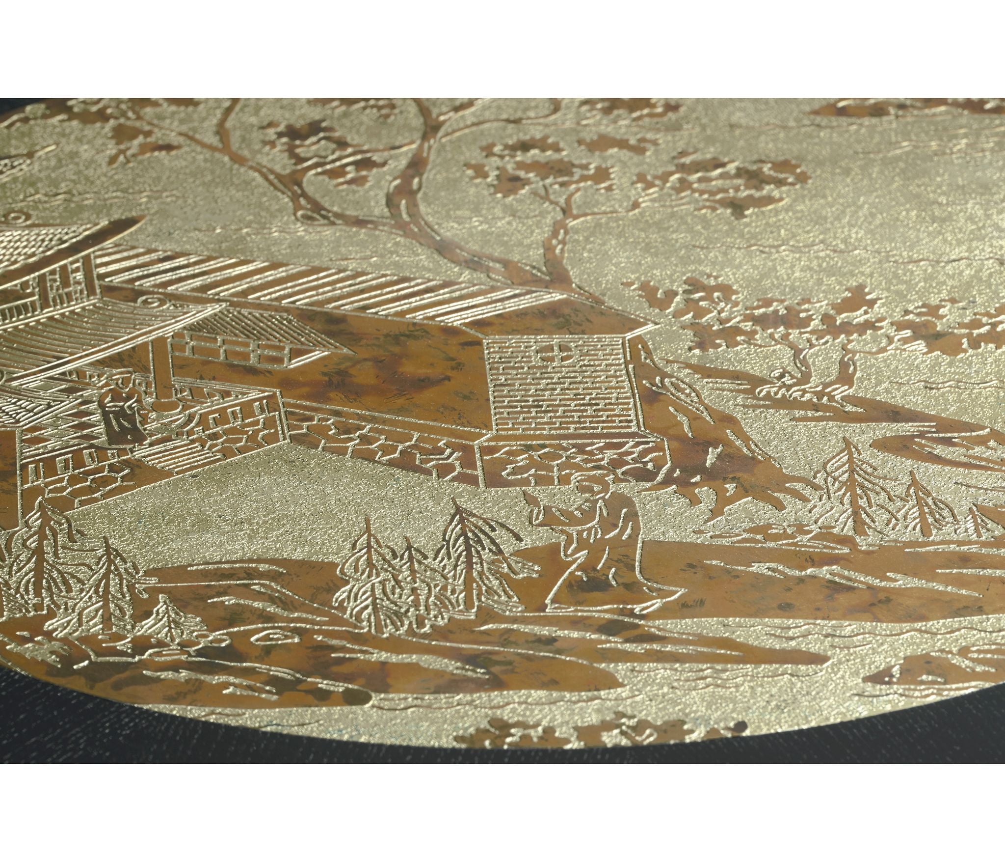 Jonathan Charles Fusion Chinoiseries Center Table