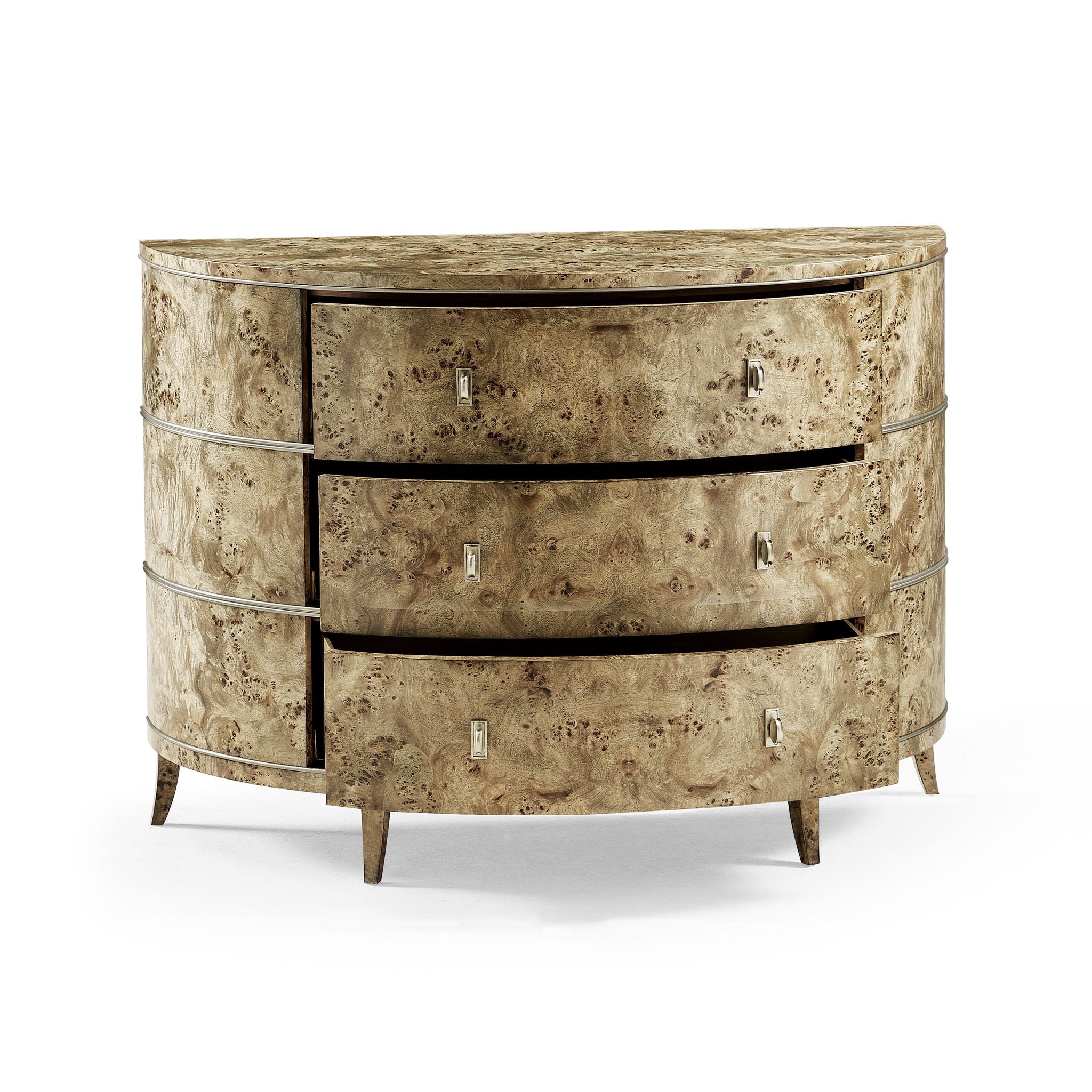 Jonathan Charles Reimagined Fulgurite Mappa Burl Demilune