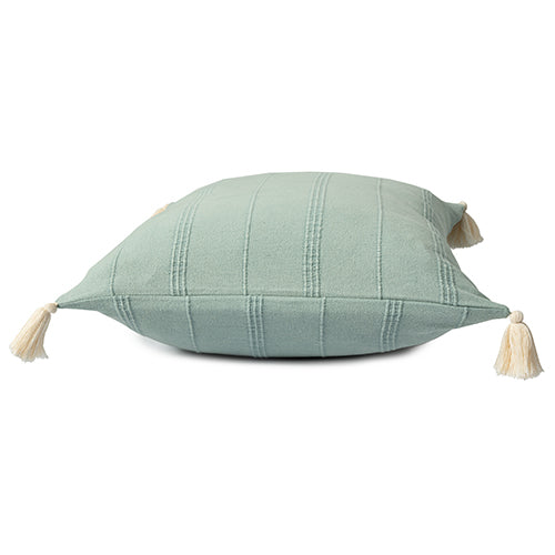 LR Home Silas Pillow — Aqua / Green