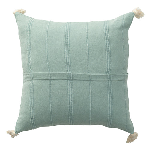 LR Home Silas Pillow — Aqua / Green