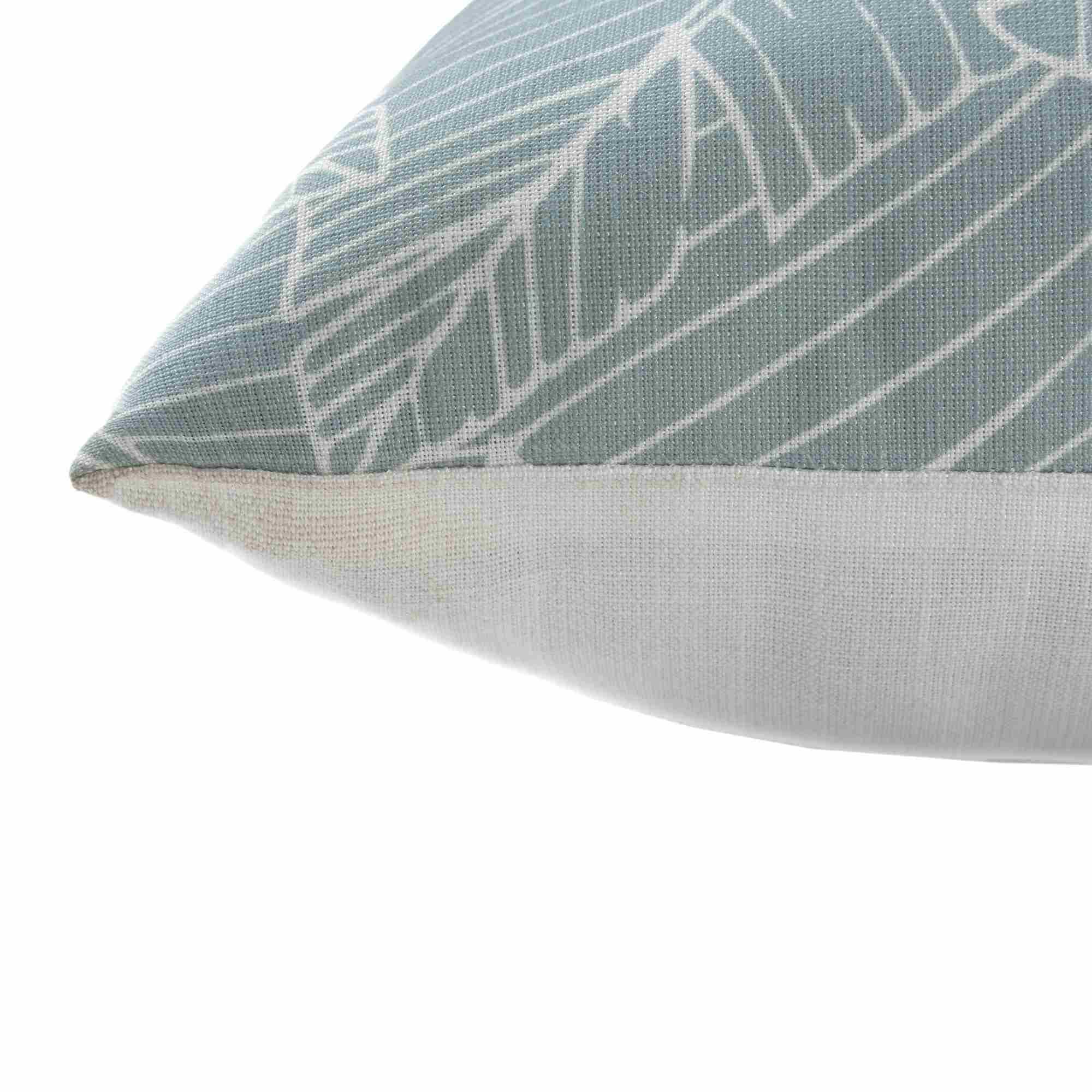 LR Home Coastal Palm Pillow — Surf Spray