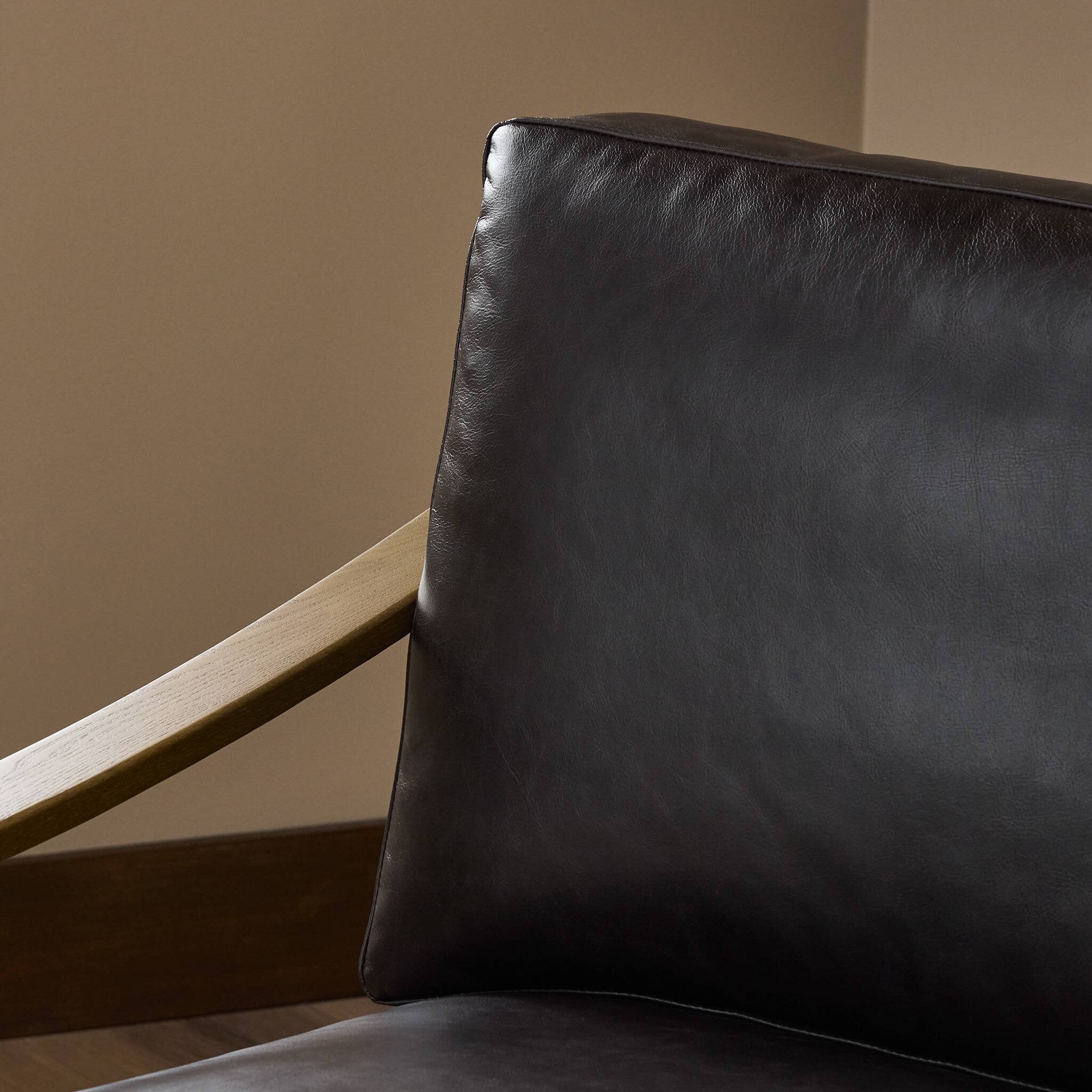 Four Hands Kennedy Chair — Sonoma Black-Toasted Ash Solid-Gunmetal