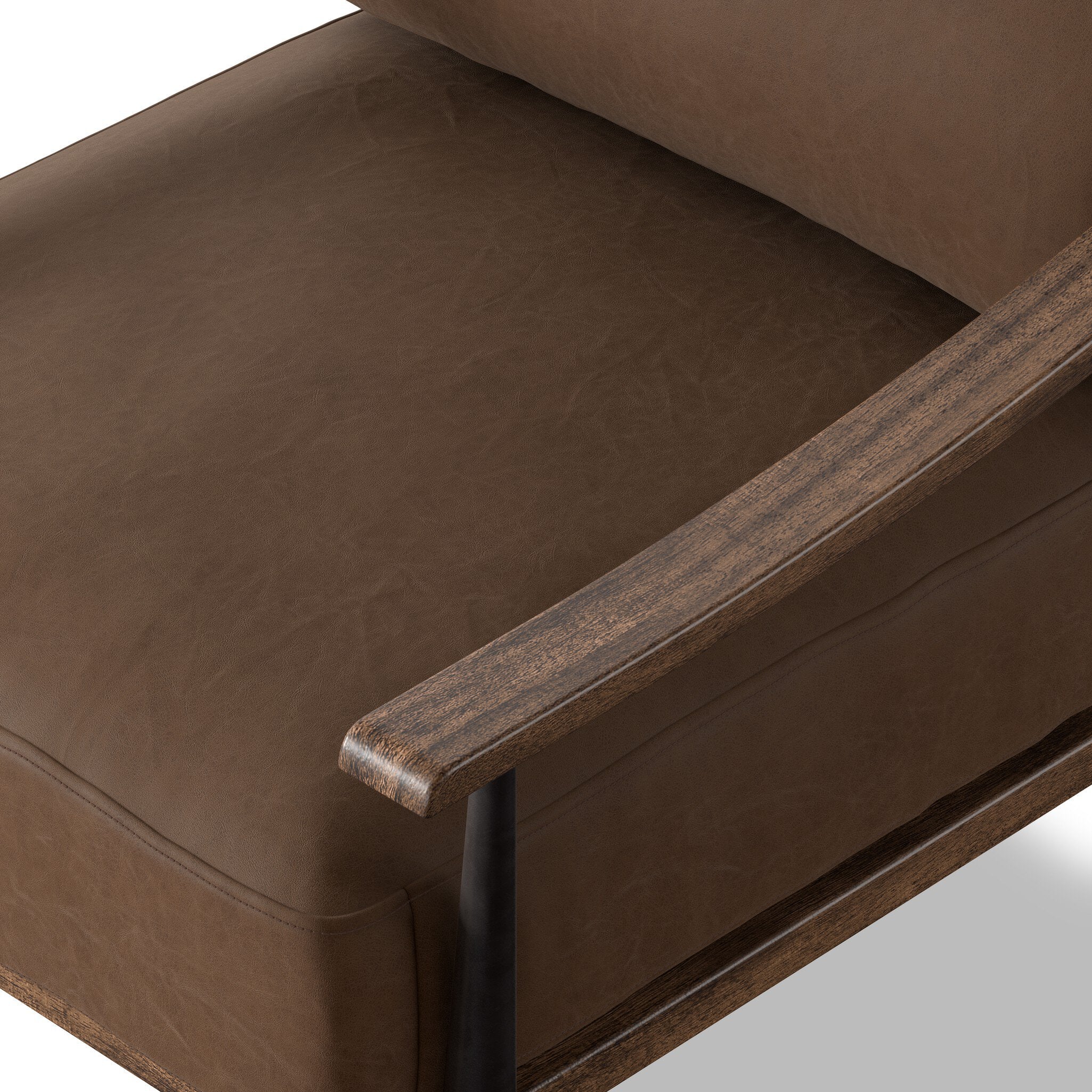 Four Hands Kennedy Chair — Maestro Cigar-Vintage Parawood-Gunmetal