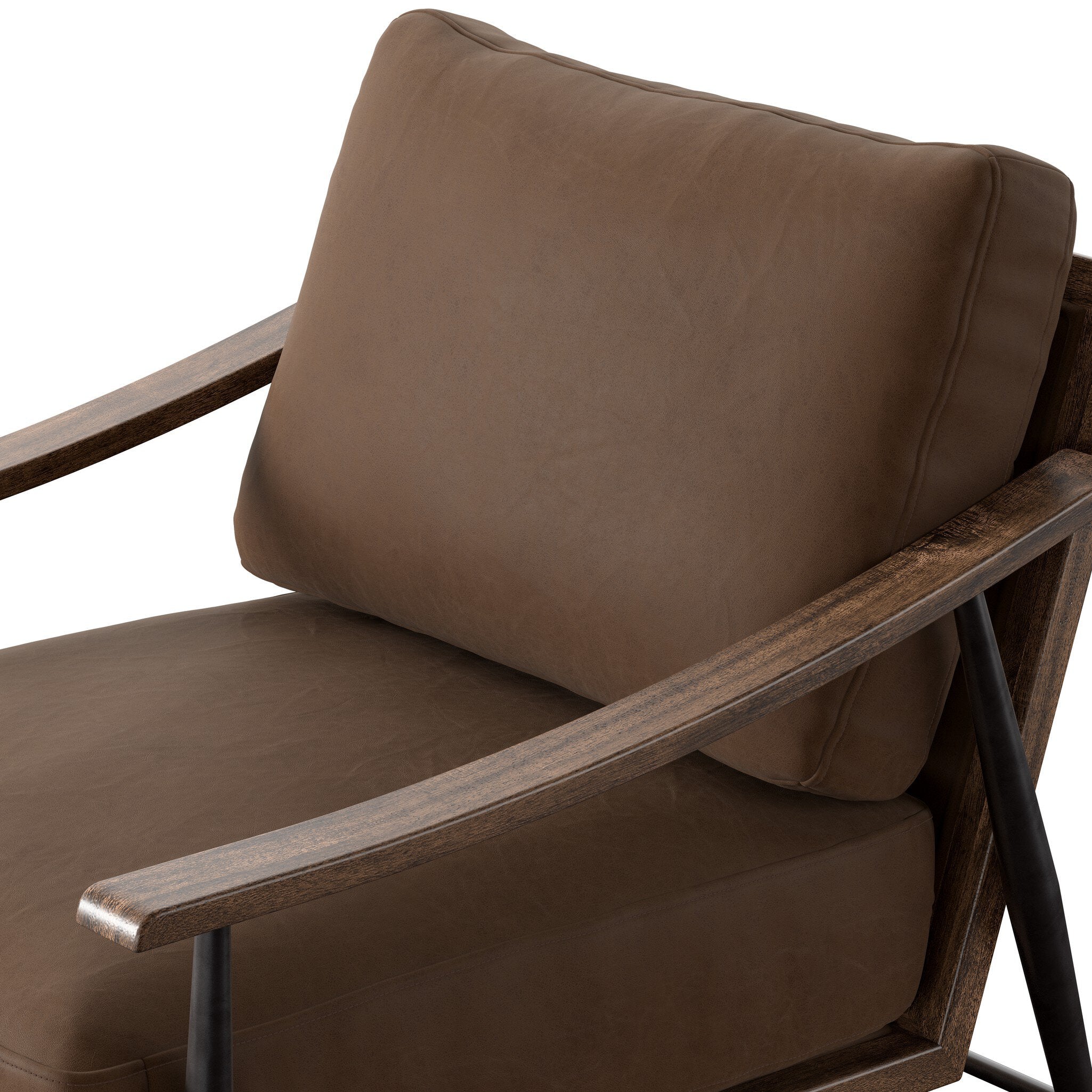 Four Hands Kennedy Chair — Maestro Cigar-Vintage Parawood-Gunmetal
