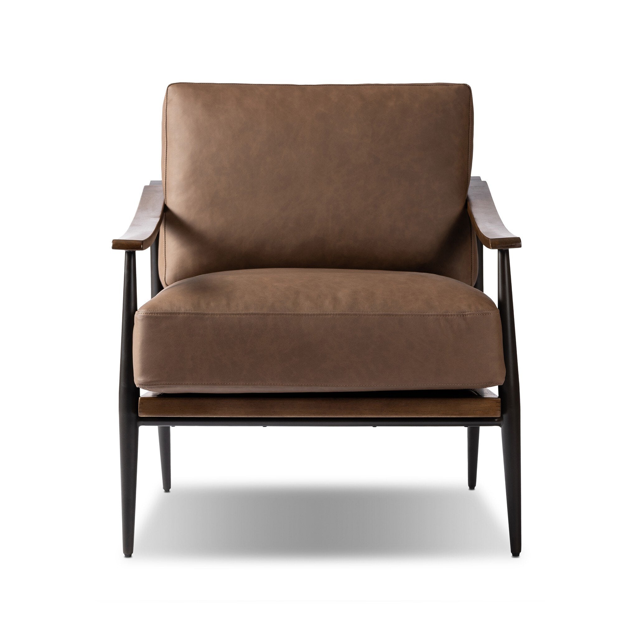 Four Hands Kennedy Chair — Maestro Cigar-Vintage Parawood-Gunmetal