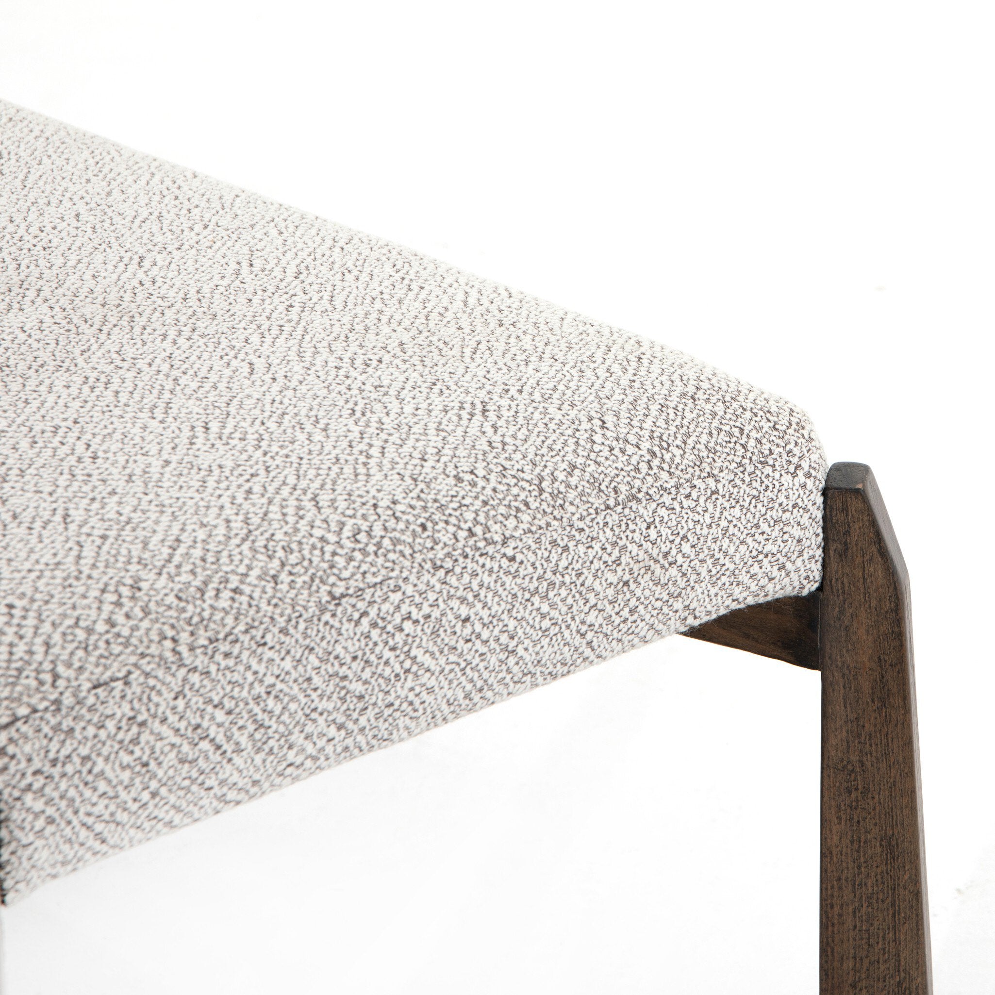 Four Hands Roscoe Bench — Brunswick Pebble-Vintage Sienna