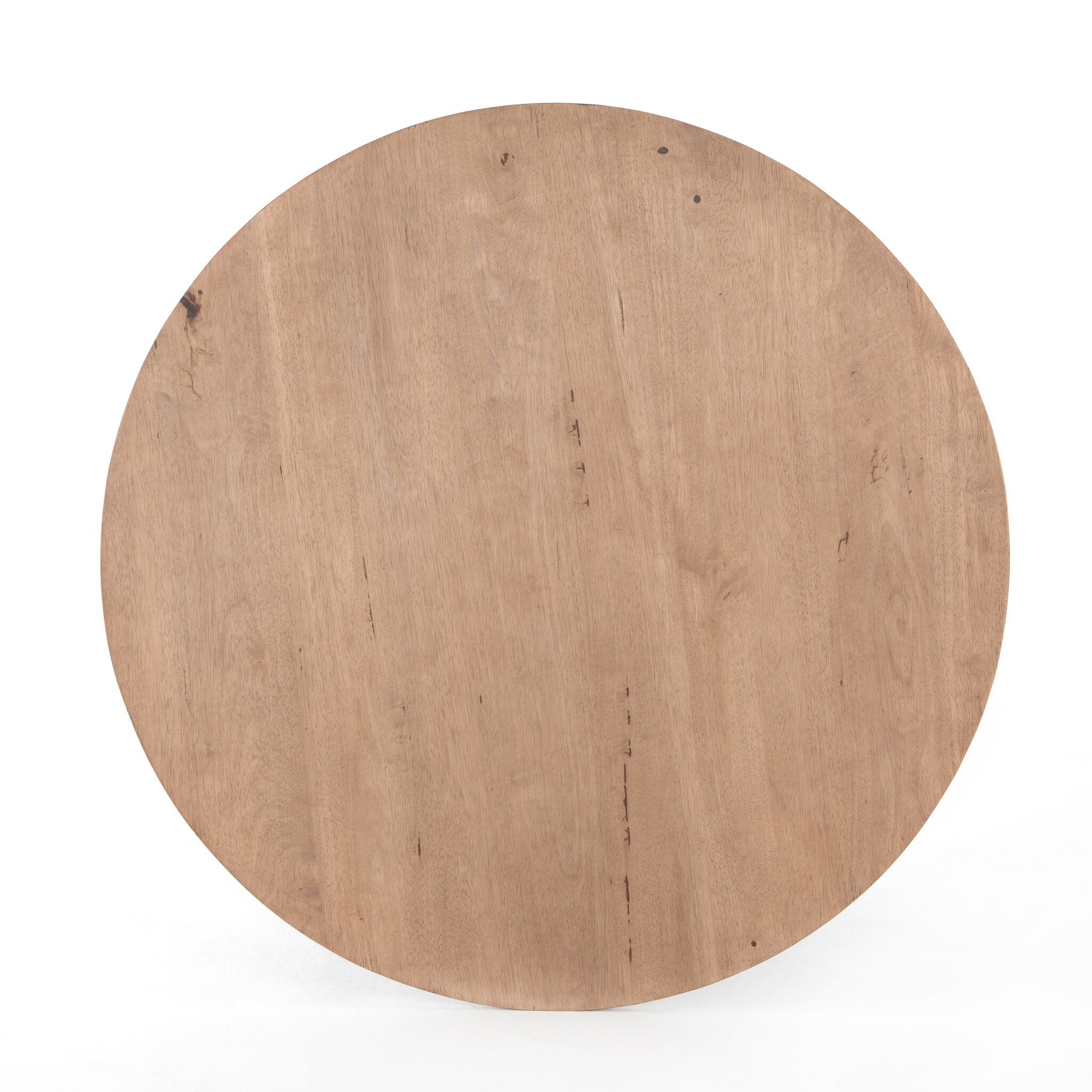 Four Hands Bronx Dining Table — Light Brushed Parawood-Dark Brown