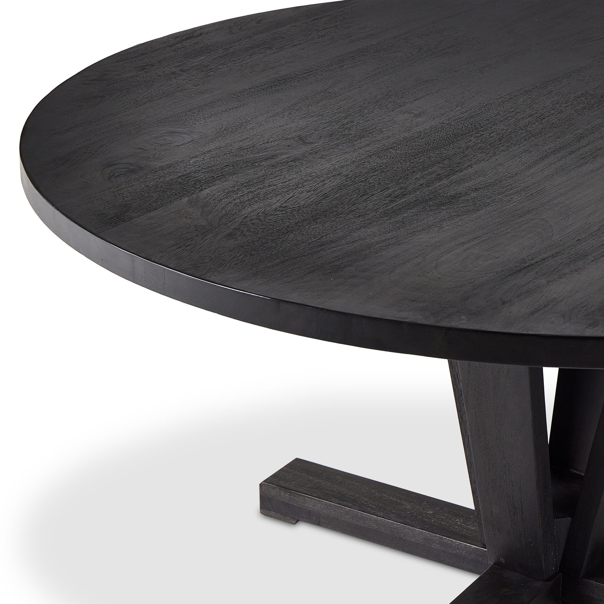 Four Hands Cobain Dining Table — Flint Black