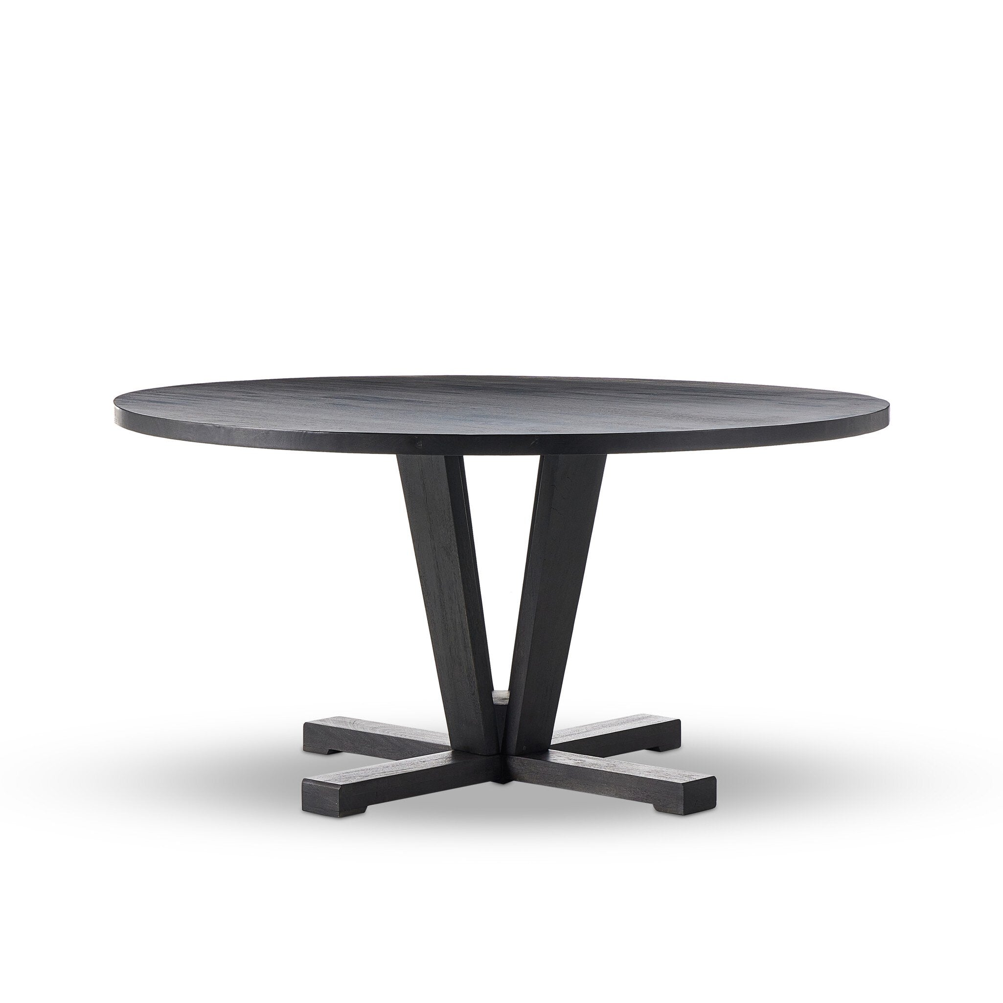 Four Hands Cobain Dining Table — Flint Black
