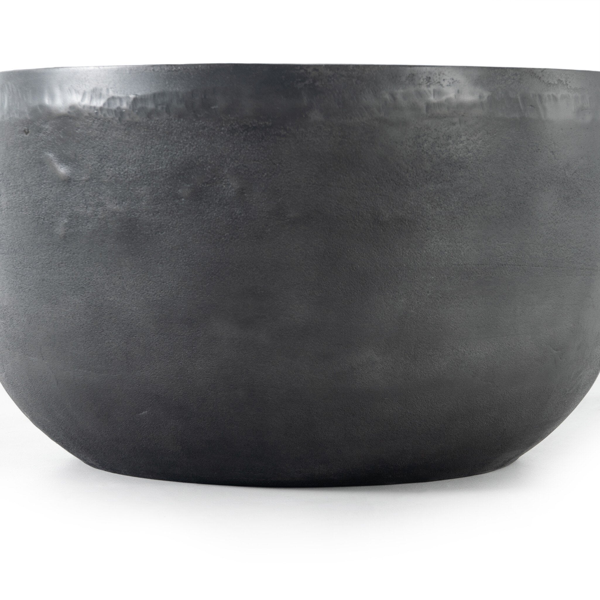 Four Hands Basil Outdoor End Table — Aged Grey