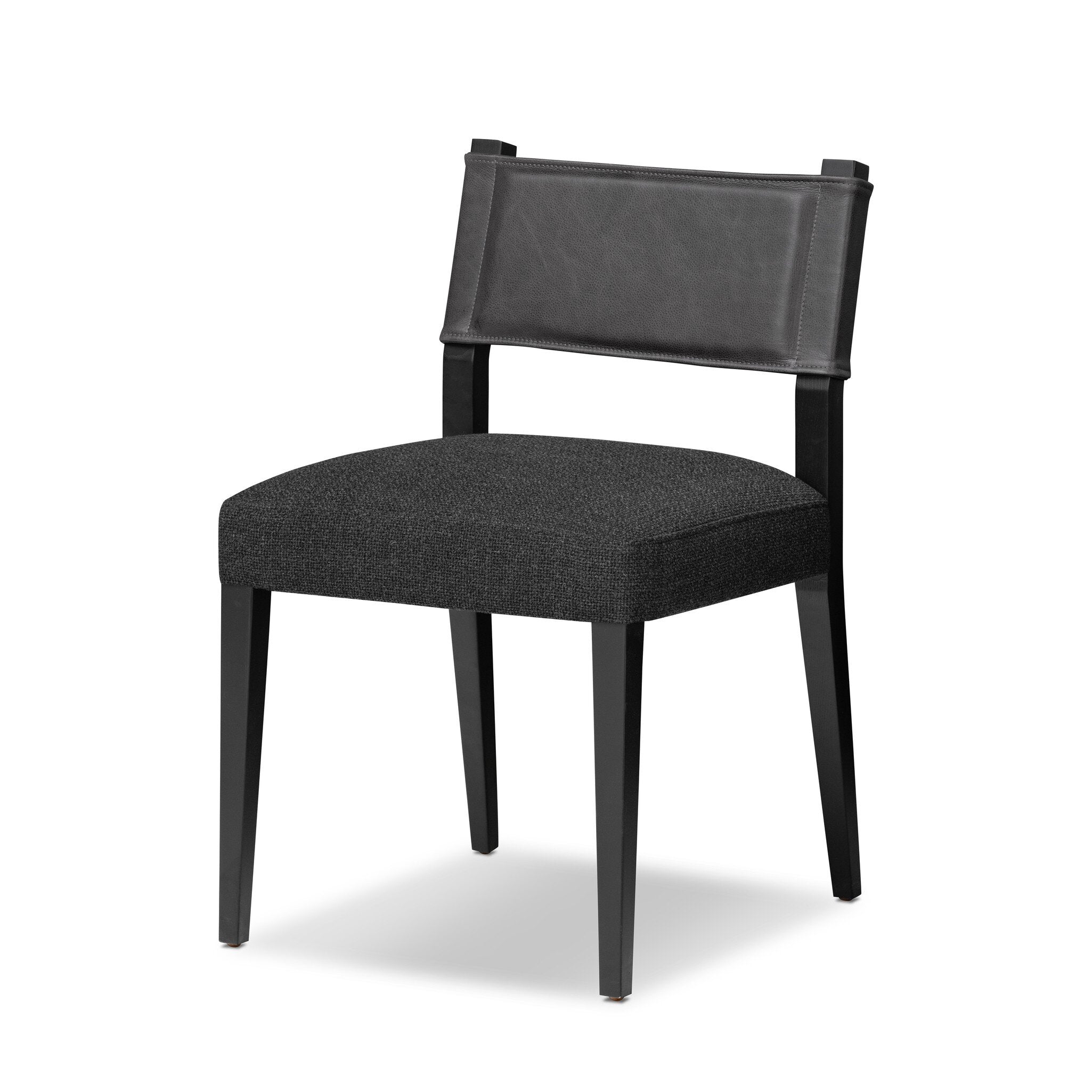 Four Hands Ferris Dining Chair — Palermo Black-Gibson Black-Black Ash