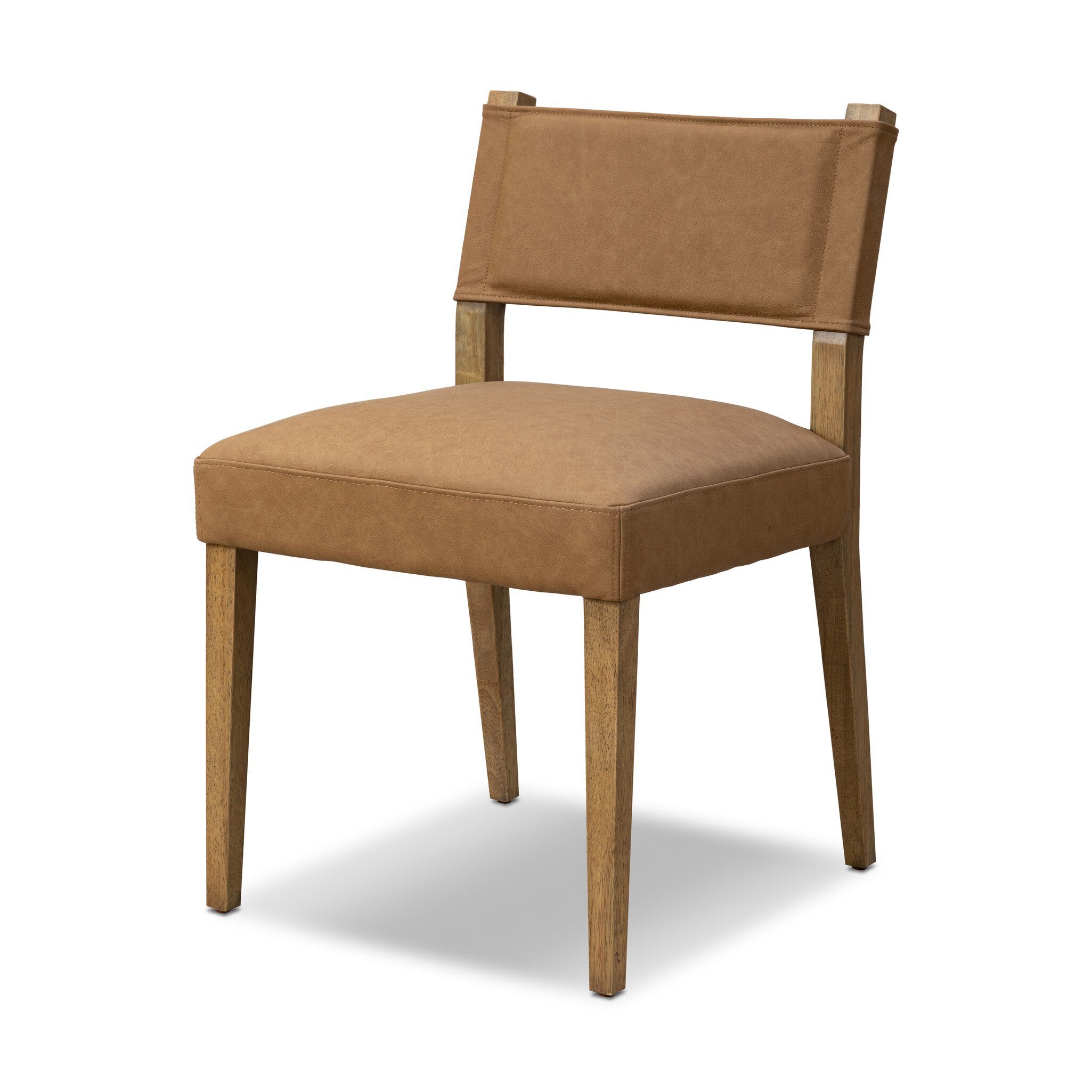 Four Hands Ferris Dining Chair — Maestro Camel-Burnished Parawood