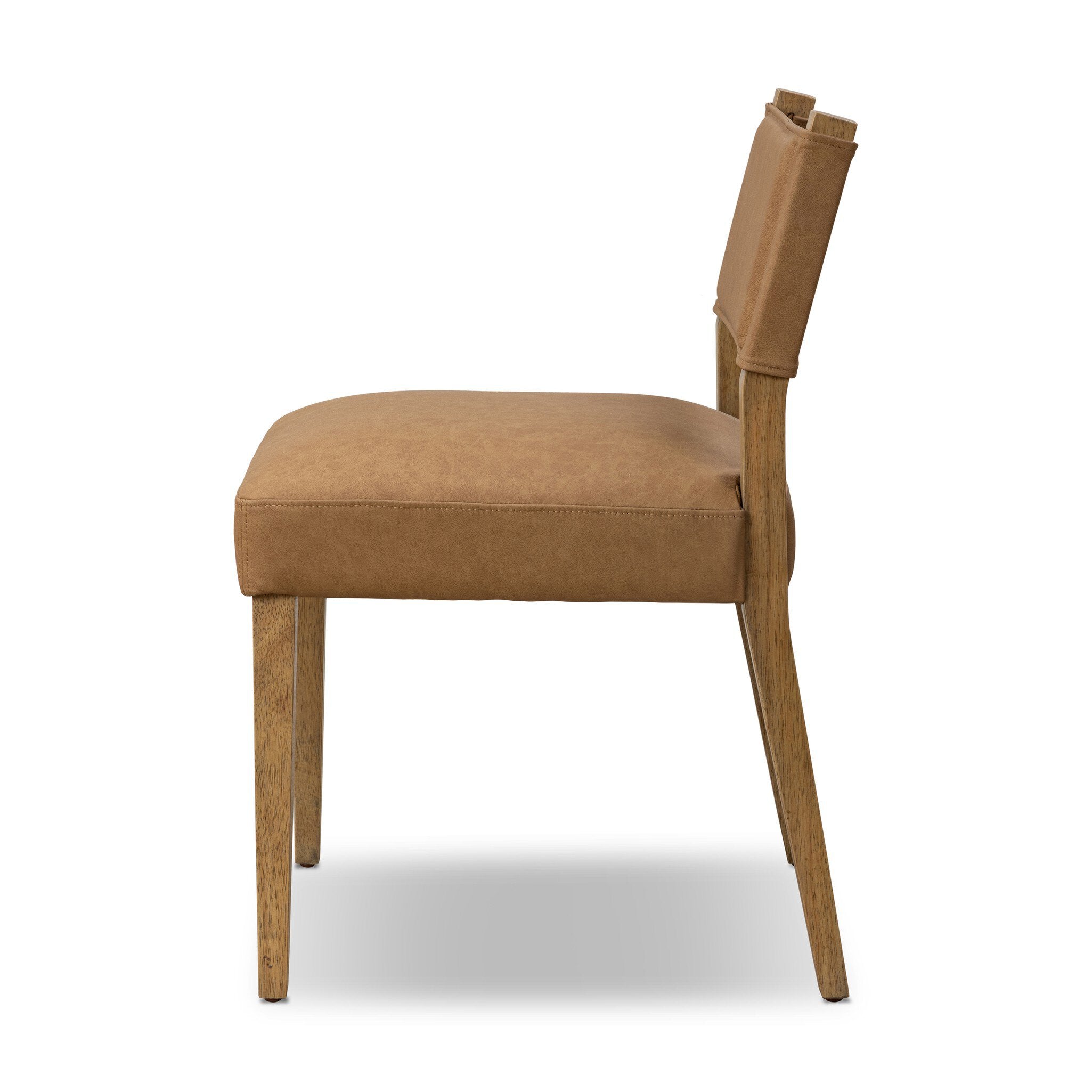 Four Hands Ferris Dining Chair — Maestro Camel-Burnished Parawood