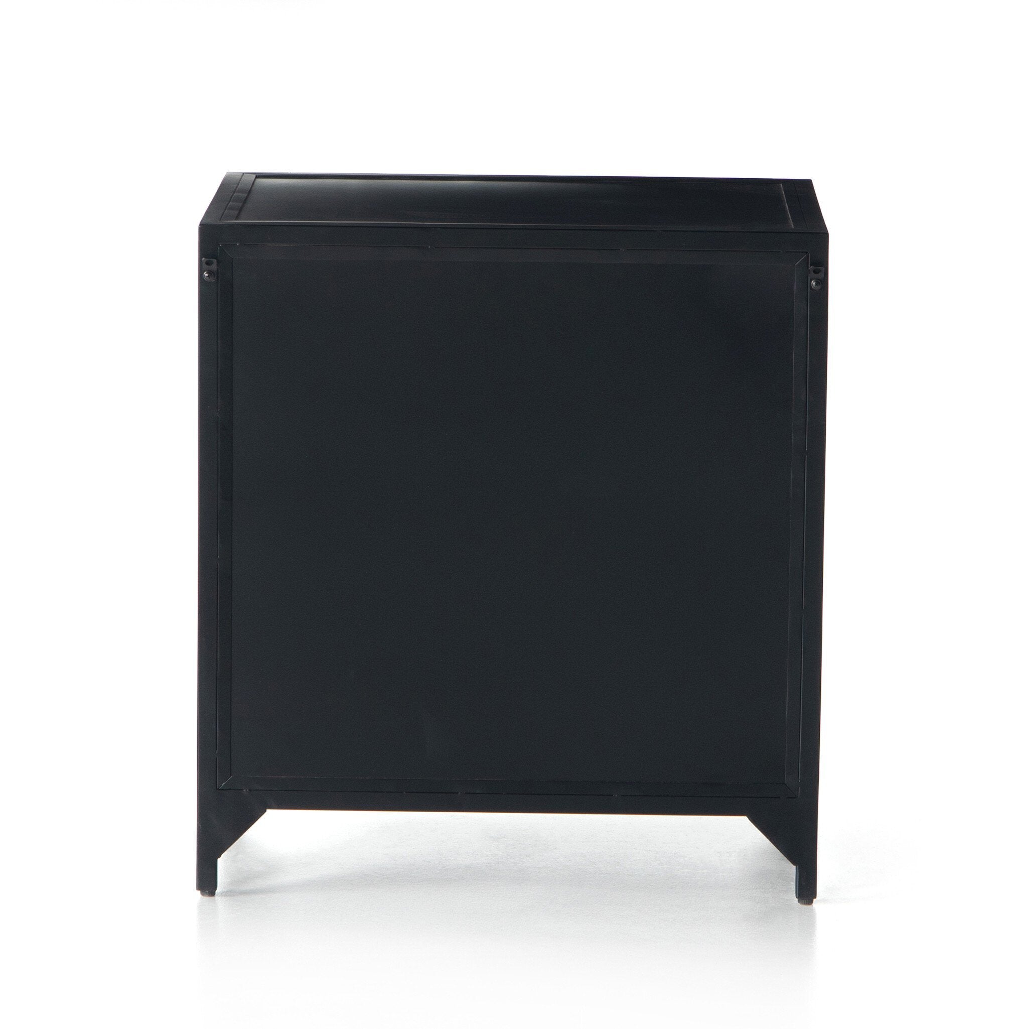 Four Hands Belmont Storage Nightstand — Black-Weathered Bronze