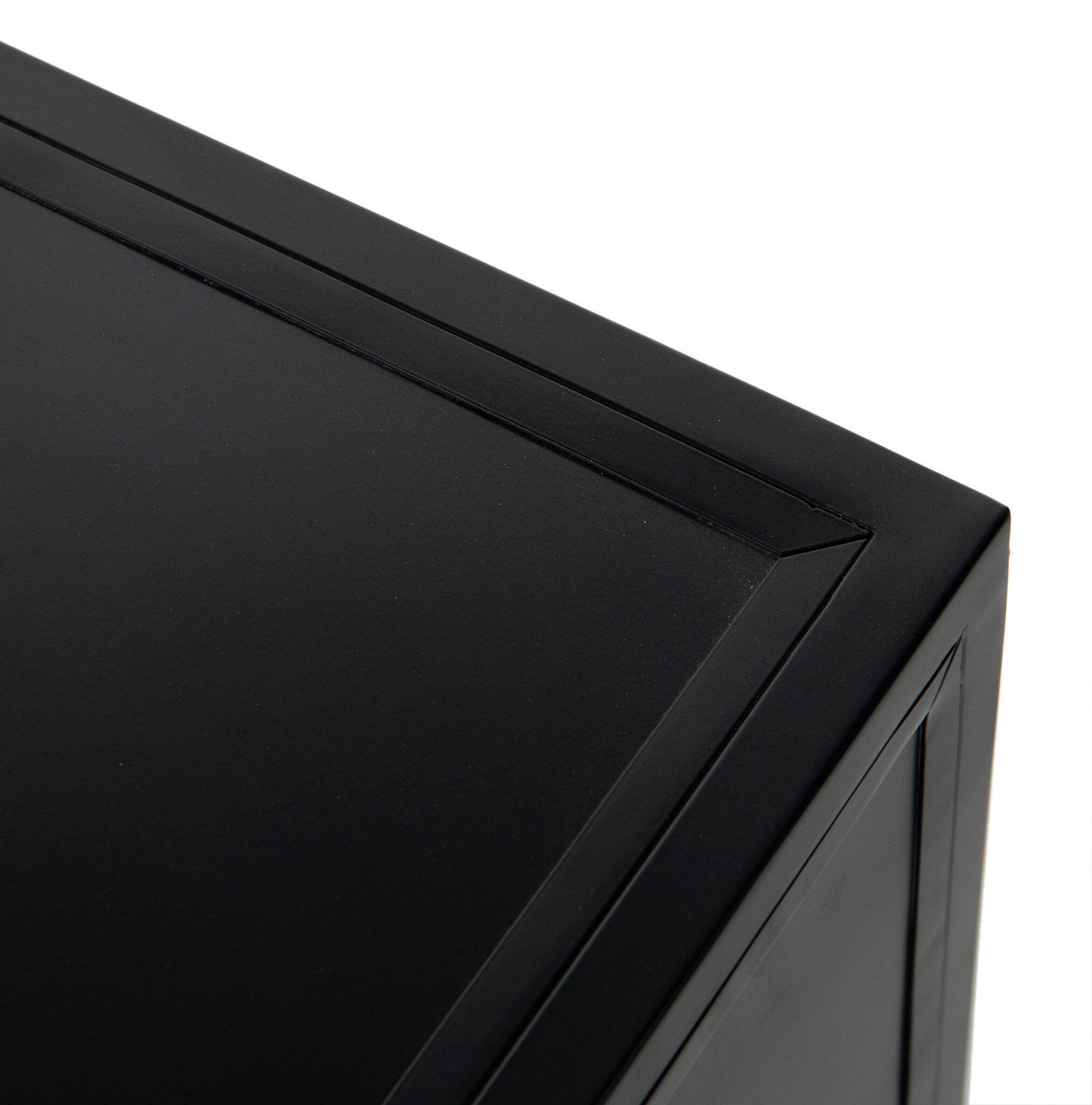 Four Hands Belmont Storage Nightstand — Black-Weathered Bronze