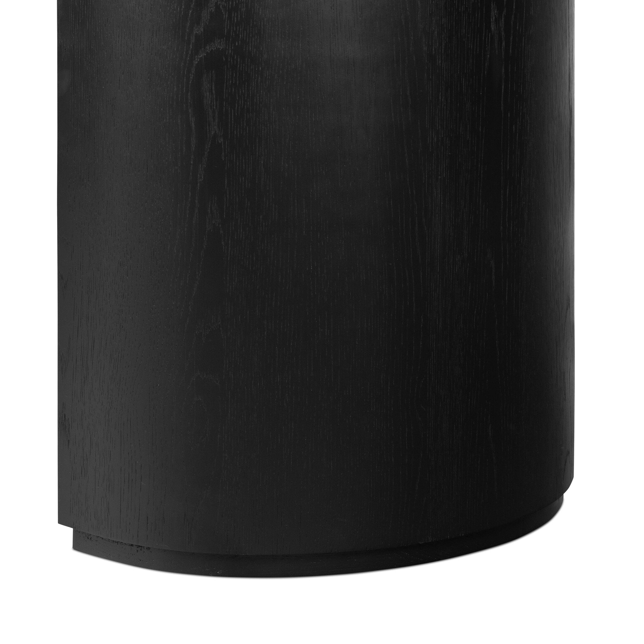 Four Hands Pilar Desk — Brushed Ebony Oak Veneer-Brushed Ebony Oak