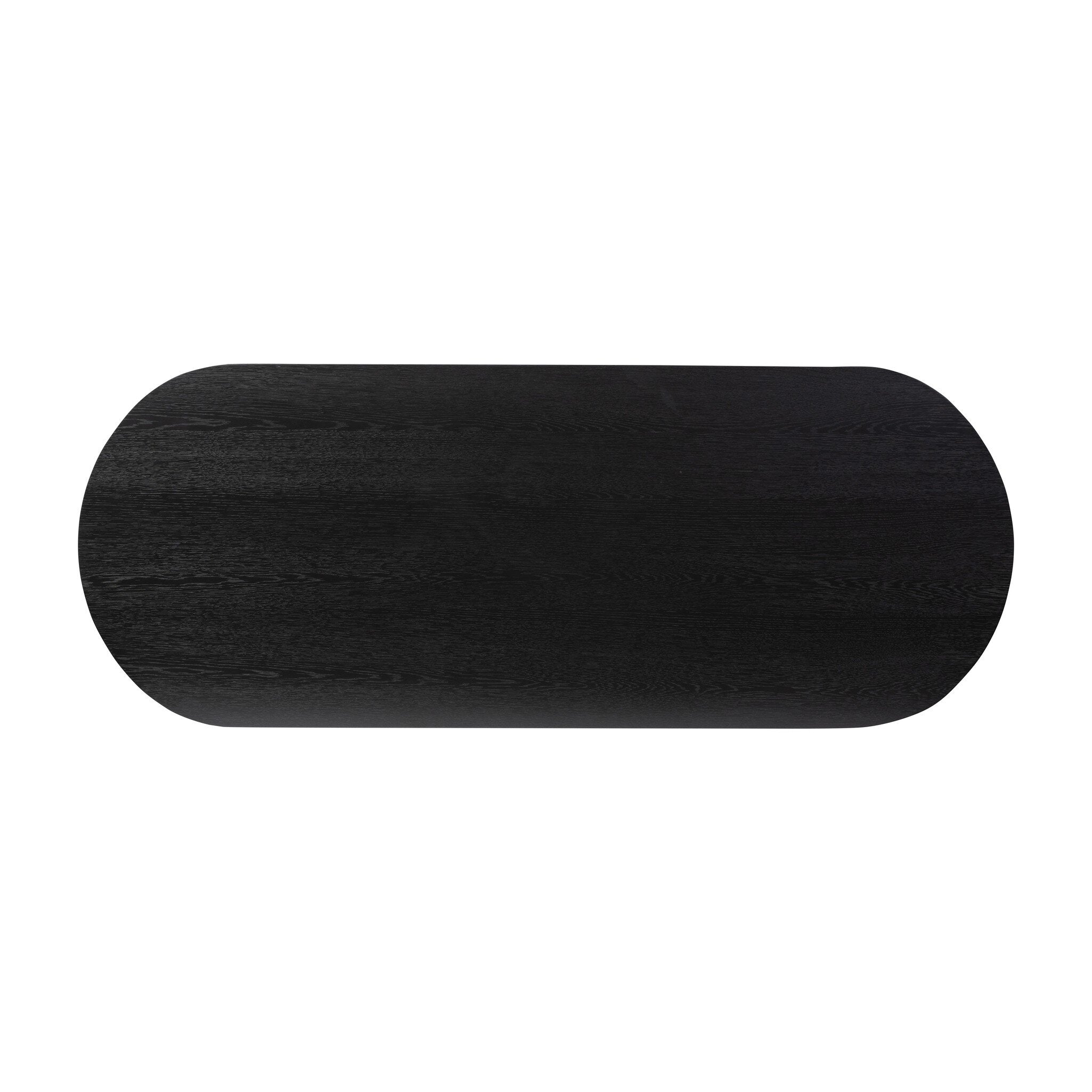 Four Hands Pilar Desk — Brushed Ebony Oak Veneer-Brushed Ebony Oak
