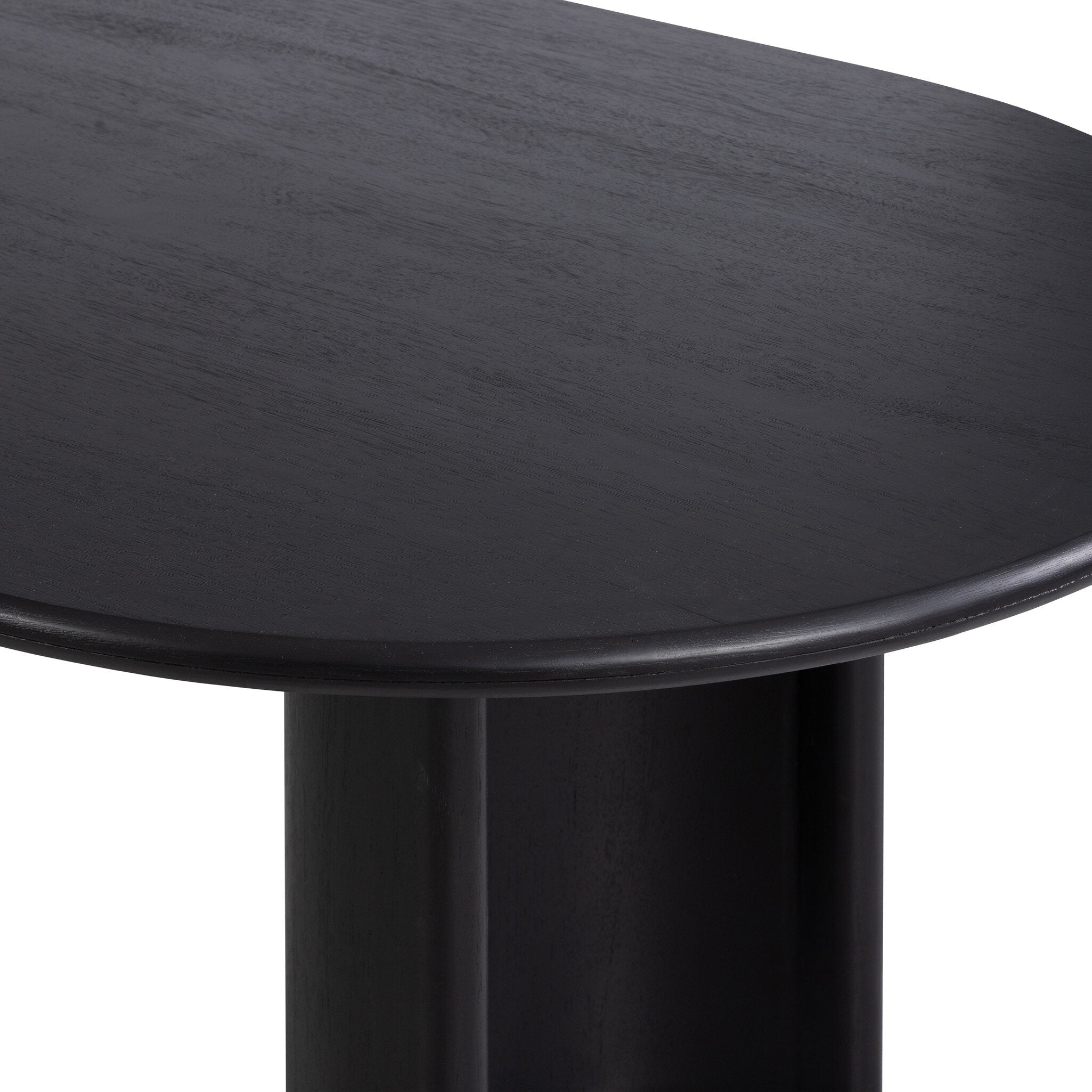 Four Hands Paden Dining Table — Aged Black Acacia-Aged Black Acacia Solid