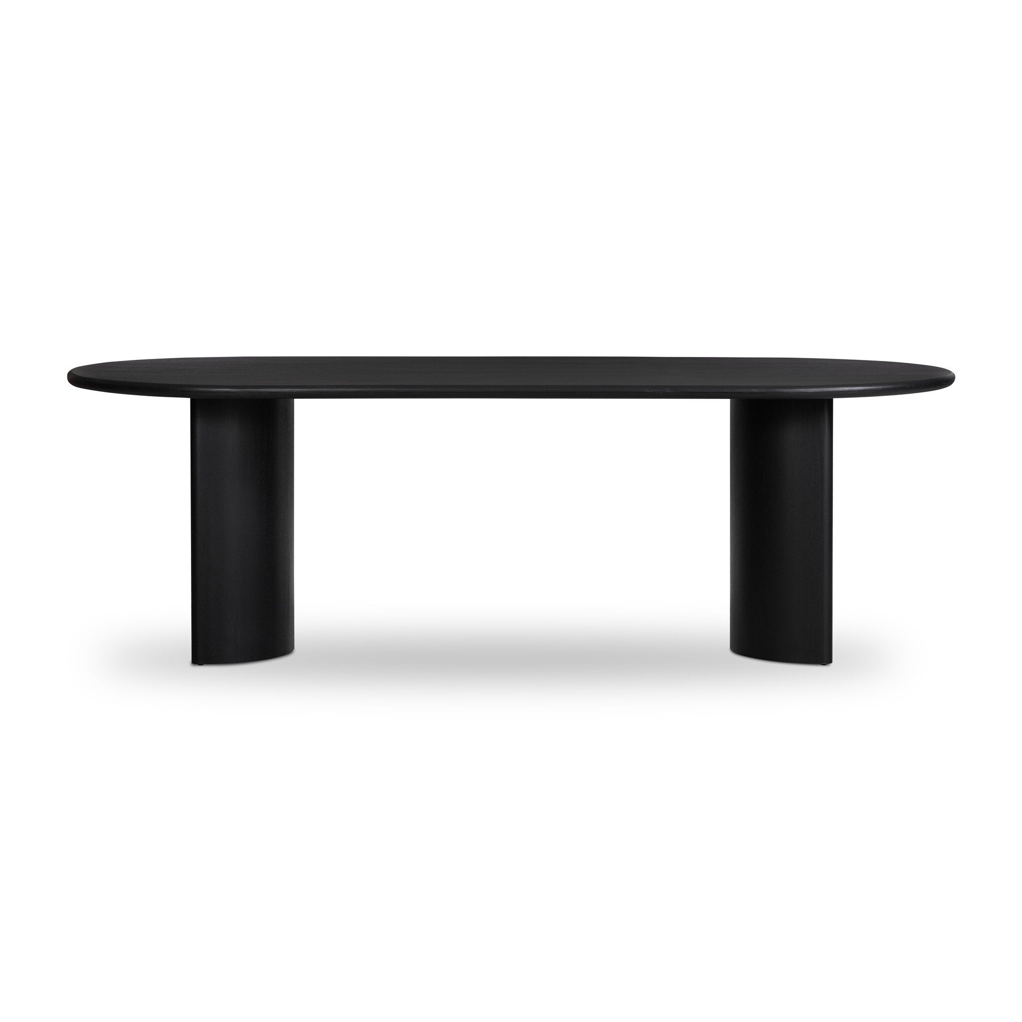 Four Hands Paden Dining Table — Aged Black Acacia-Aged Black Acacia Solid