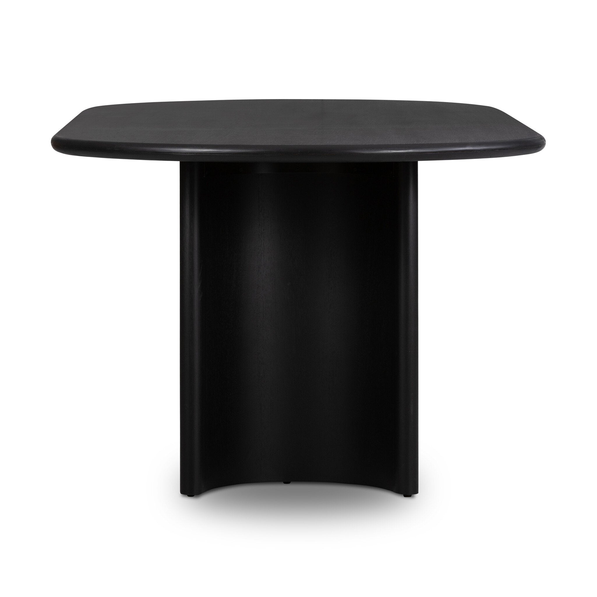 Four Hands Paden Dining Table — Aged Black Acacia-Aged Black Acacia Solid