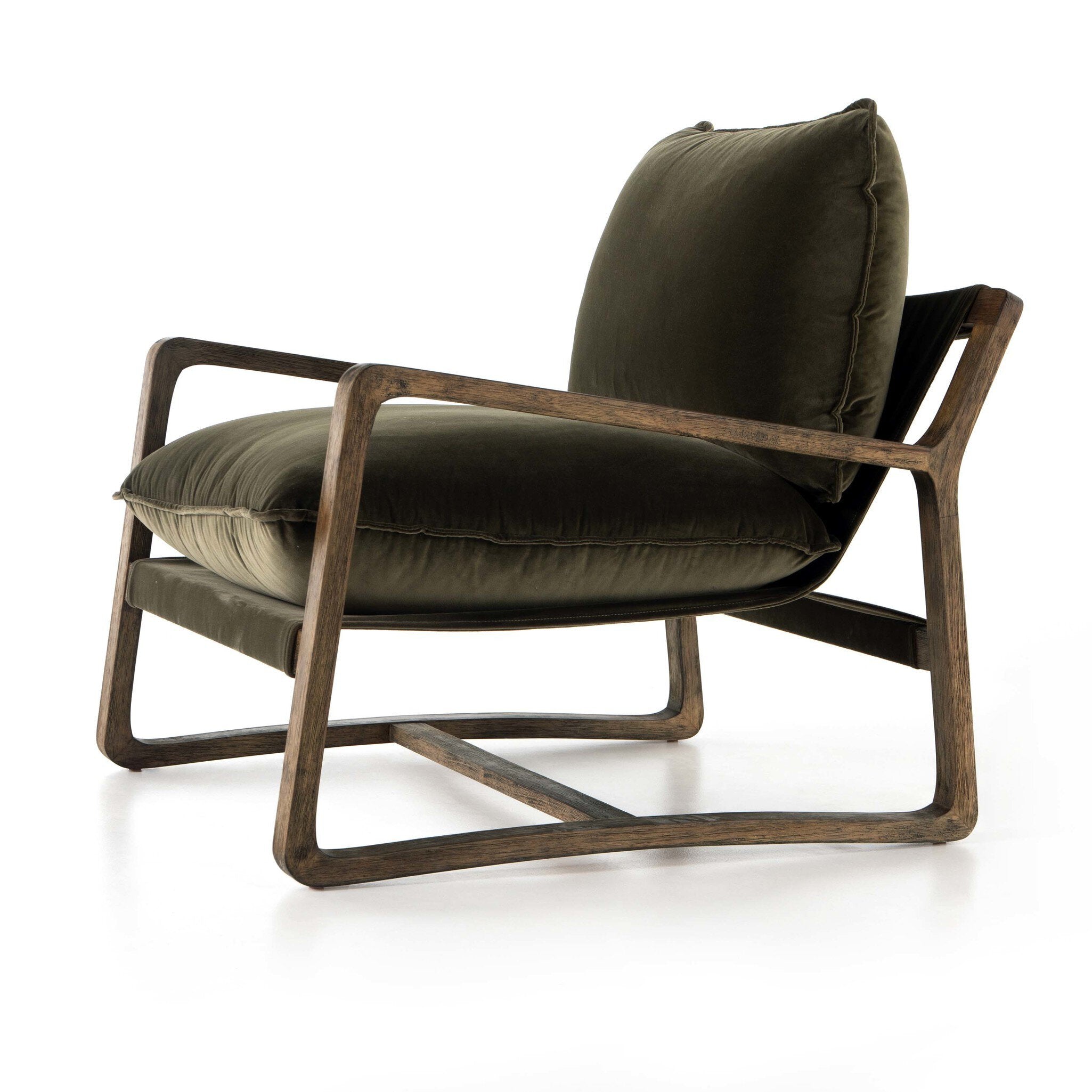 Four Hands Ace Chair — Surrey Olive-Toasted Umber