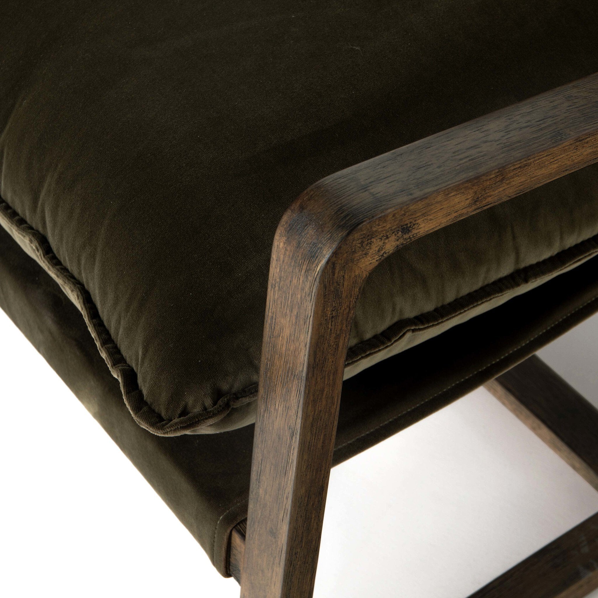 Four Hands Ace Chair — Surrey Olive-Toasted Umber