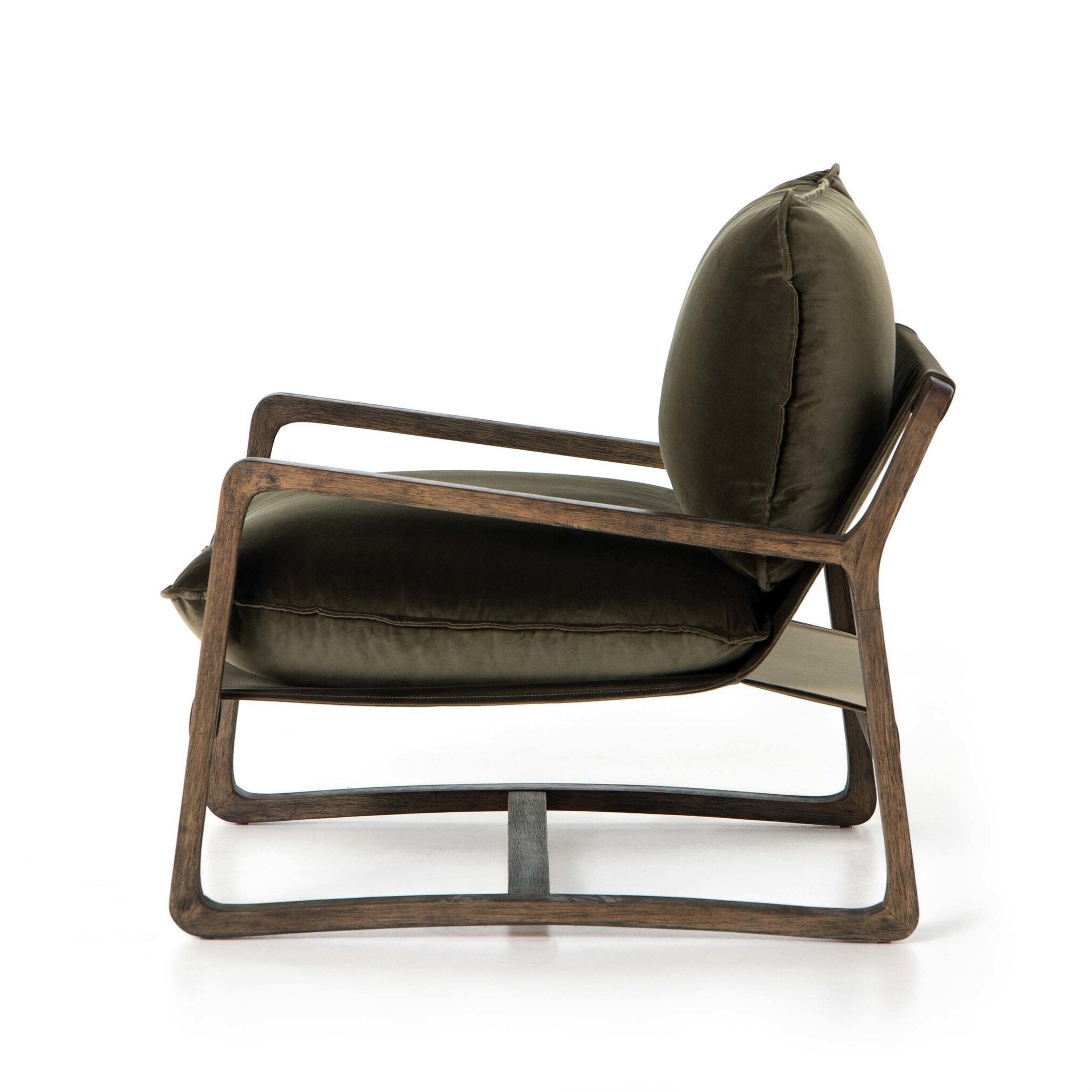 Four Hands Ace Chair — Surrey Olive-Toasted Umber