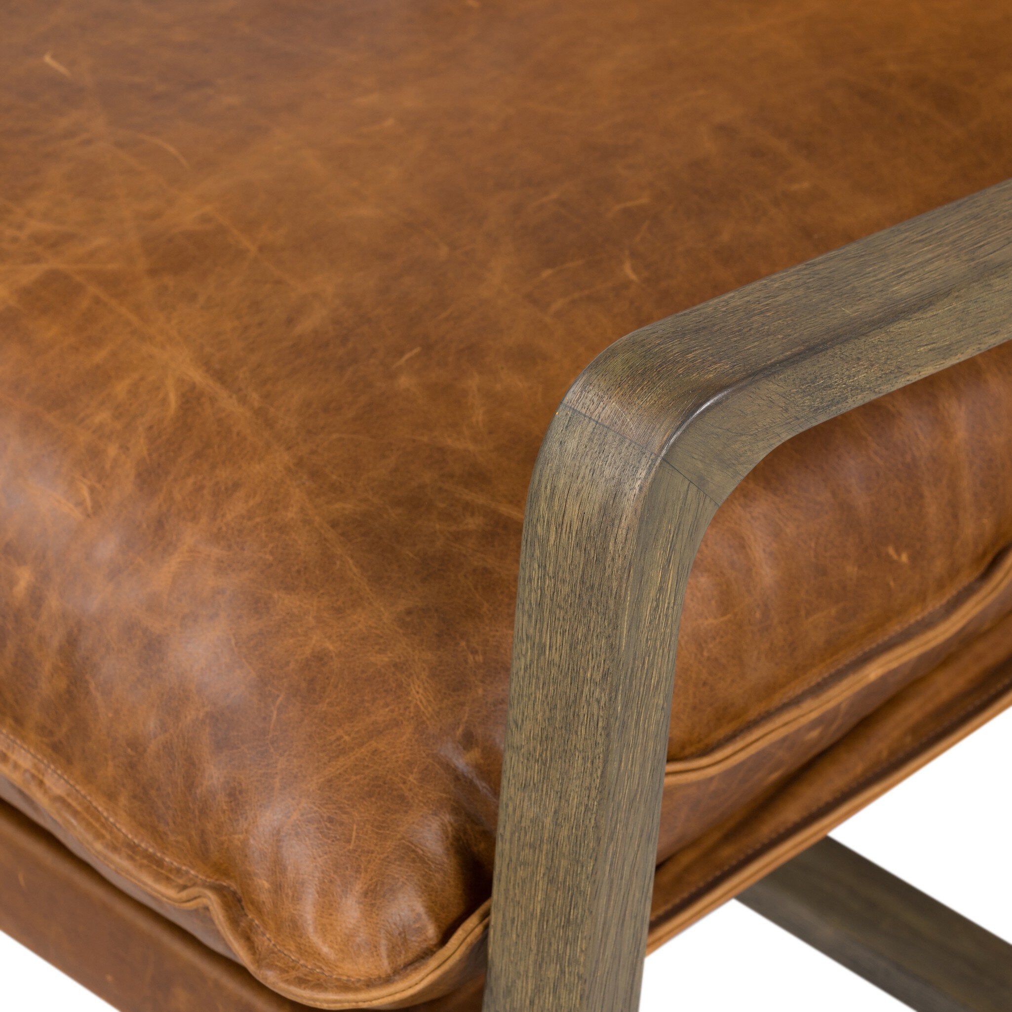 Four Hands Ace Chair — Raleigh Chestnut-Lamont Natural