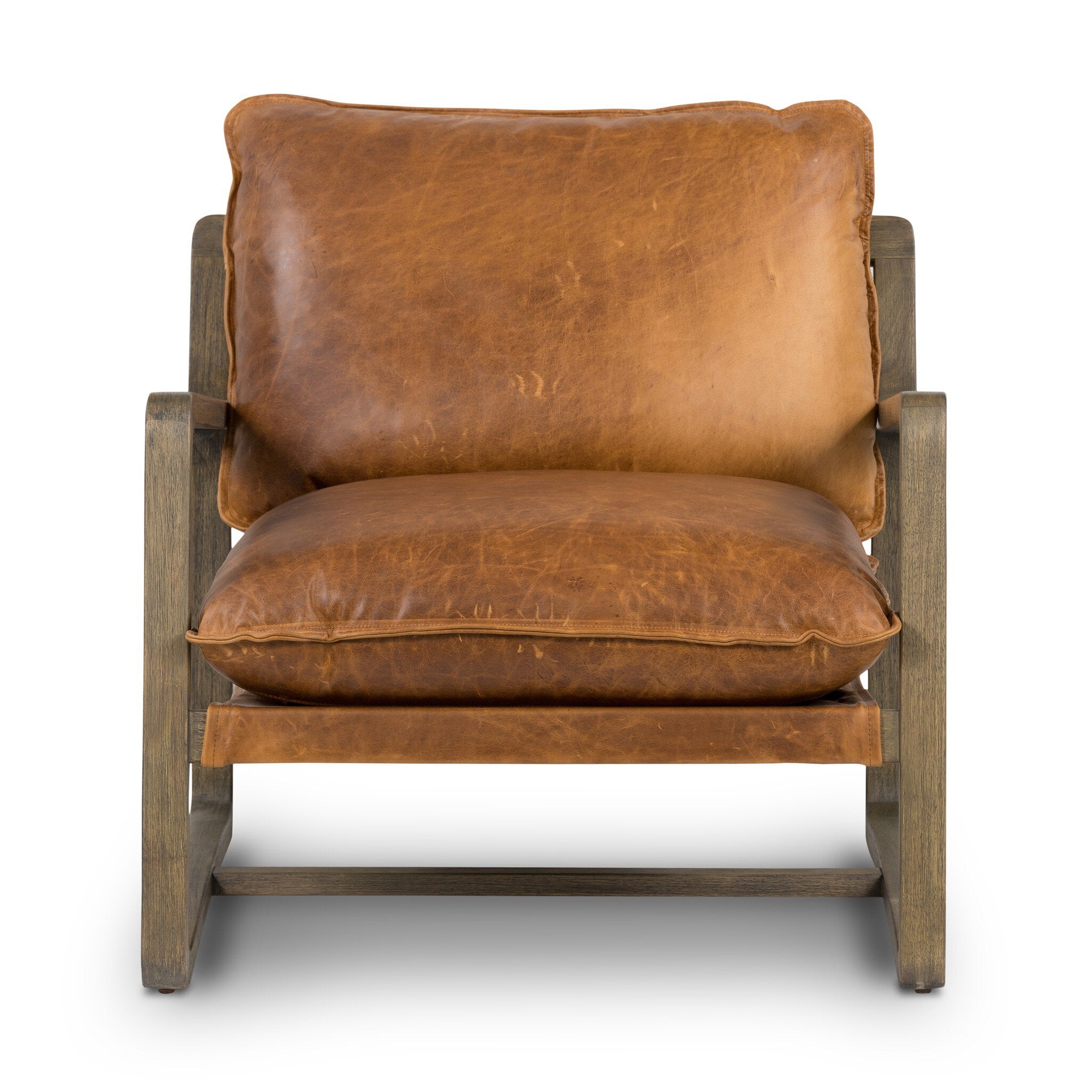 Four Hands Ace Chair — Raleigh Chestnut-Lamont Natural