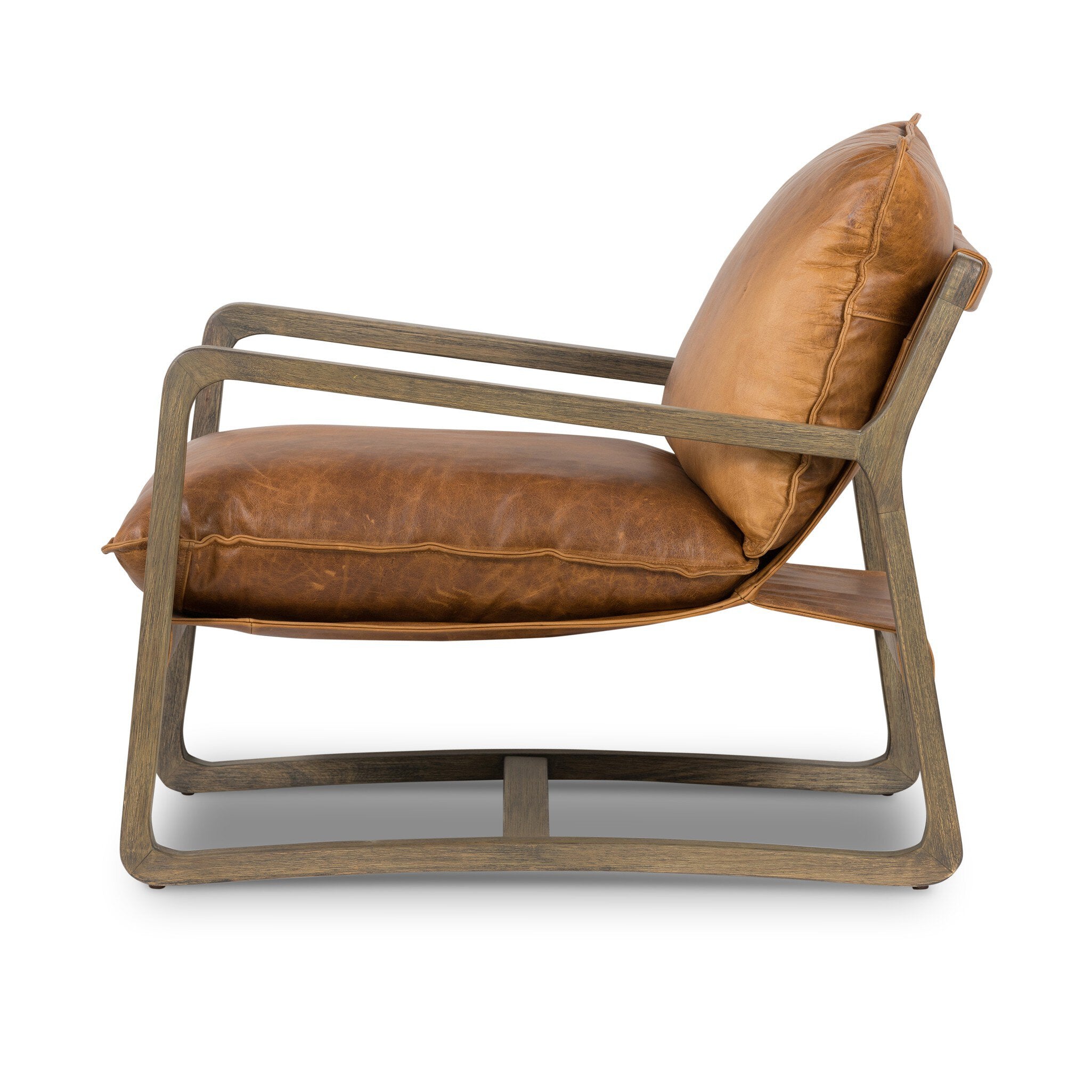 Four Hands Ace Chair — Raleigh Chestnut-Lamont Natural