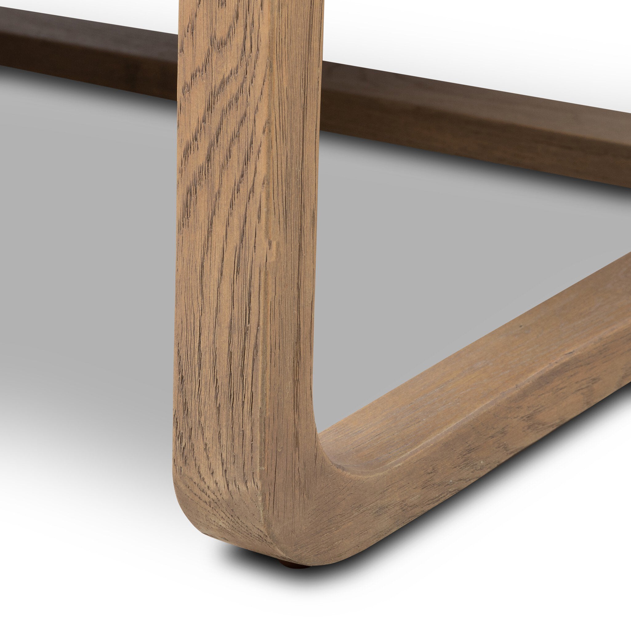 Four Hands Ace Chair — Taupe Shearling-Palermo Cigar-Drifted Oak