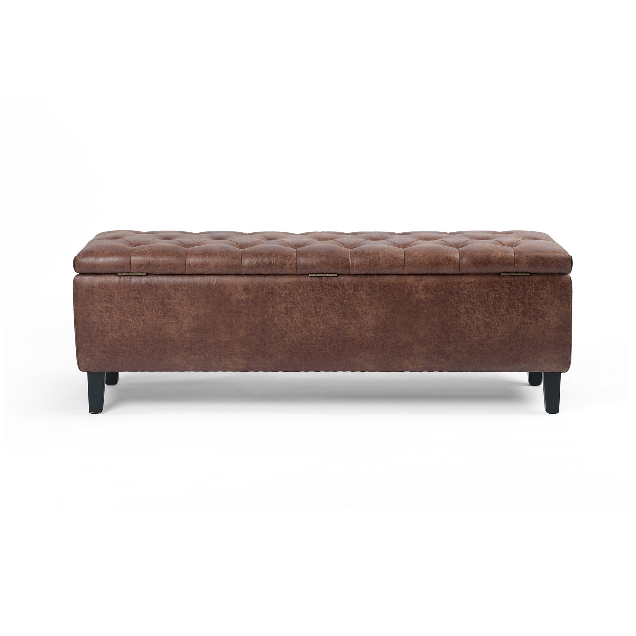 Four Hands Jefferson Trunk — Vintage Tobacco-Black