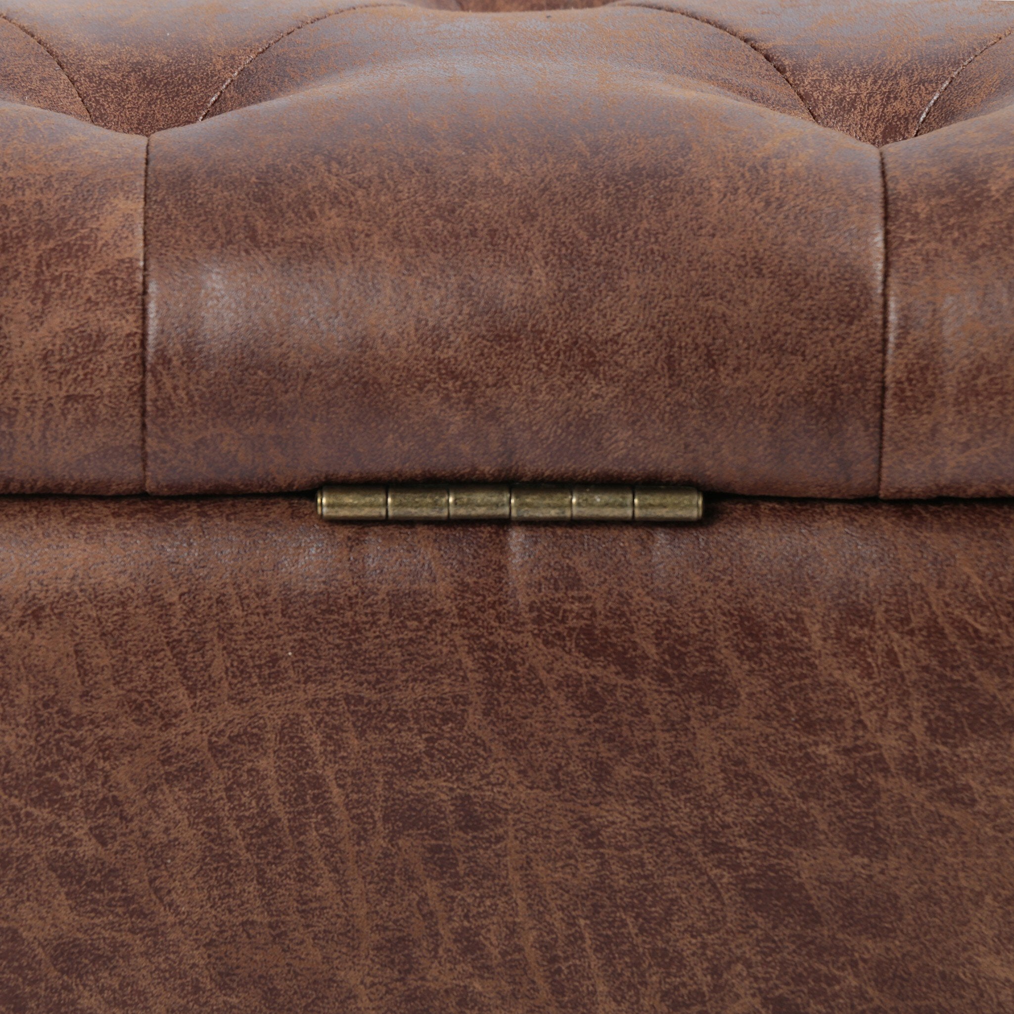 Four Hands Jefferson Trunk — Vintage Tobacco-Black