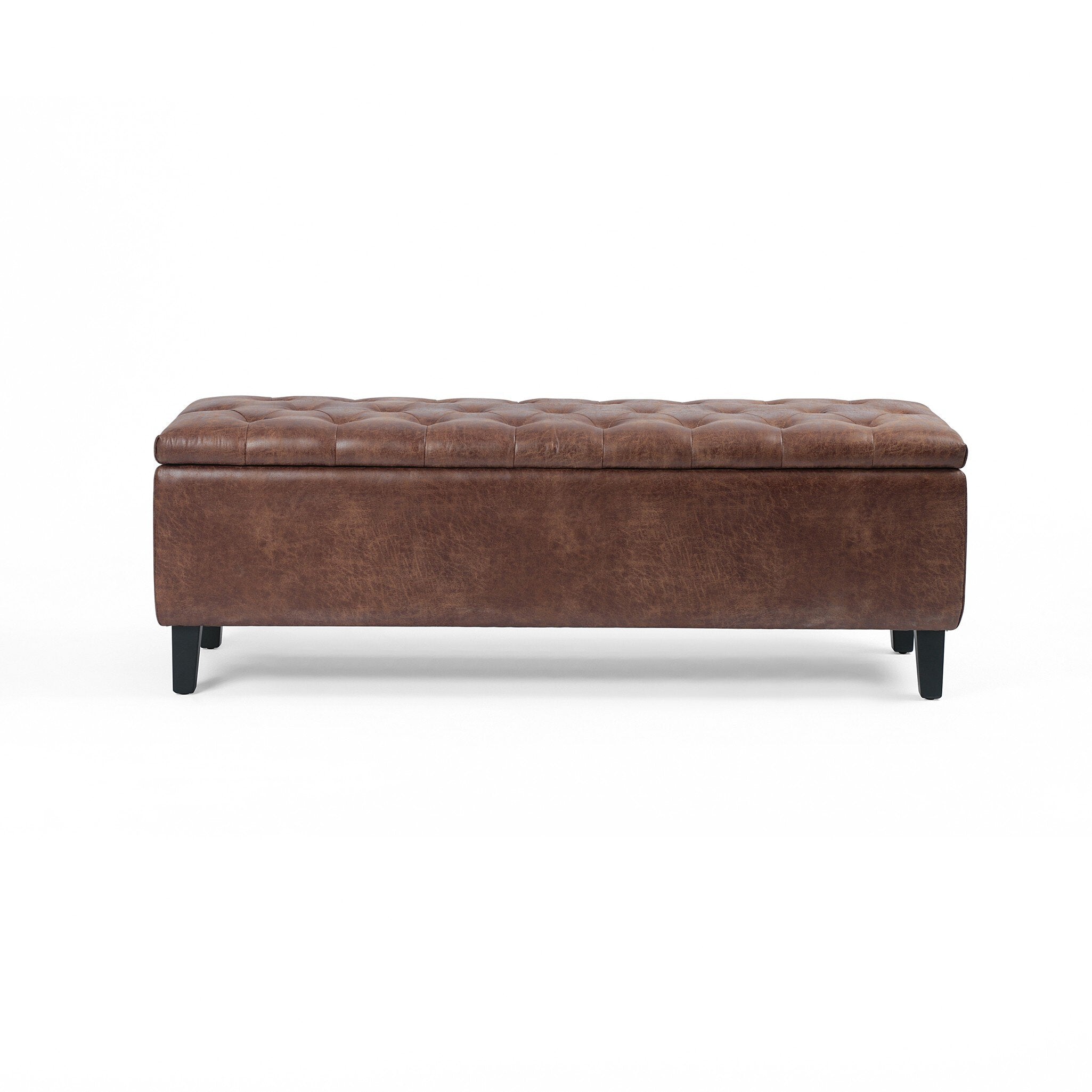 Four Hands Jefferson Trunk — Vintage Tobacco-Black