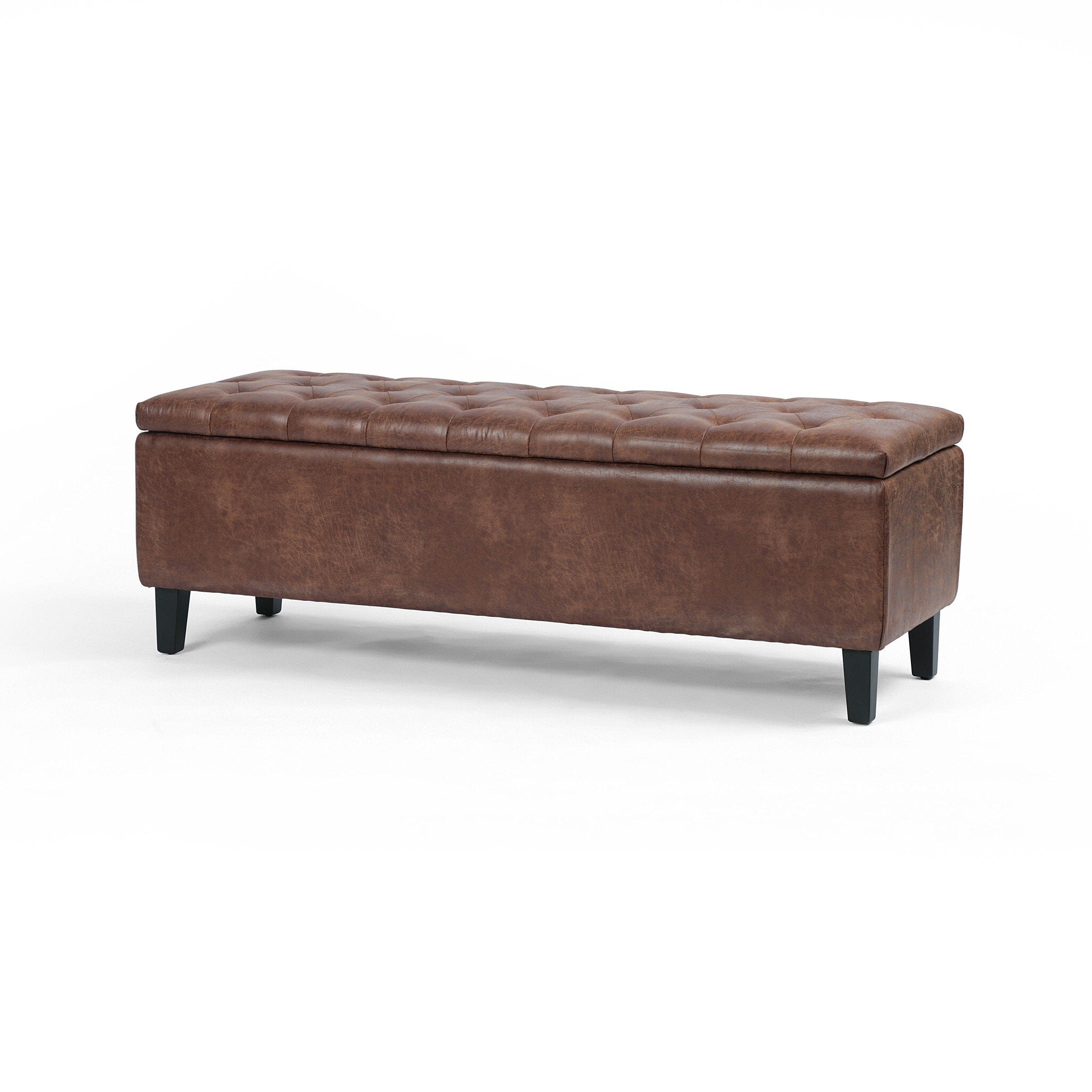Four Hands Jefferson Trunk — Vintage Tobacco-Black