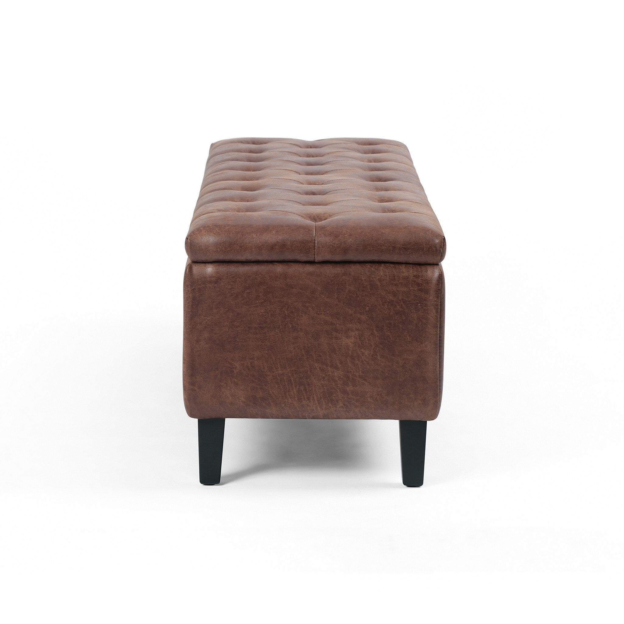 Four Hands Jefferson Trunk — Vintage Tobacco-Black